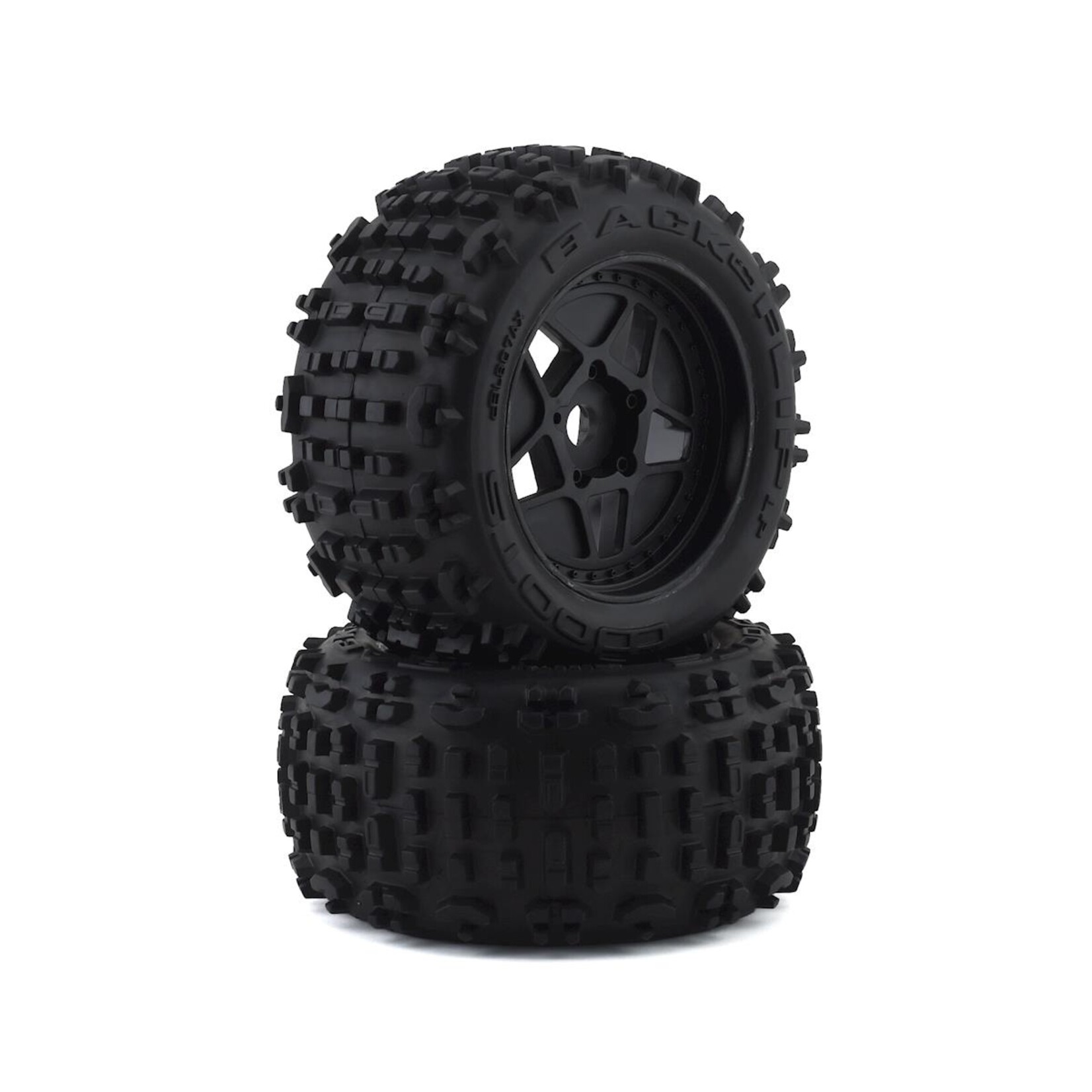 ARRMA #AR550050  Arrma BLX 4x4 Backflip LP 4S 3.8" Pre-Mounted 1/8 Monster Truck Tires (Black) (2)