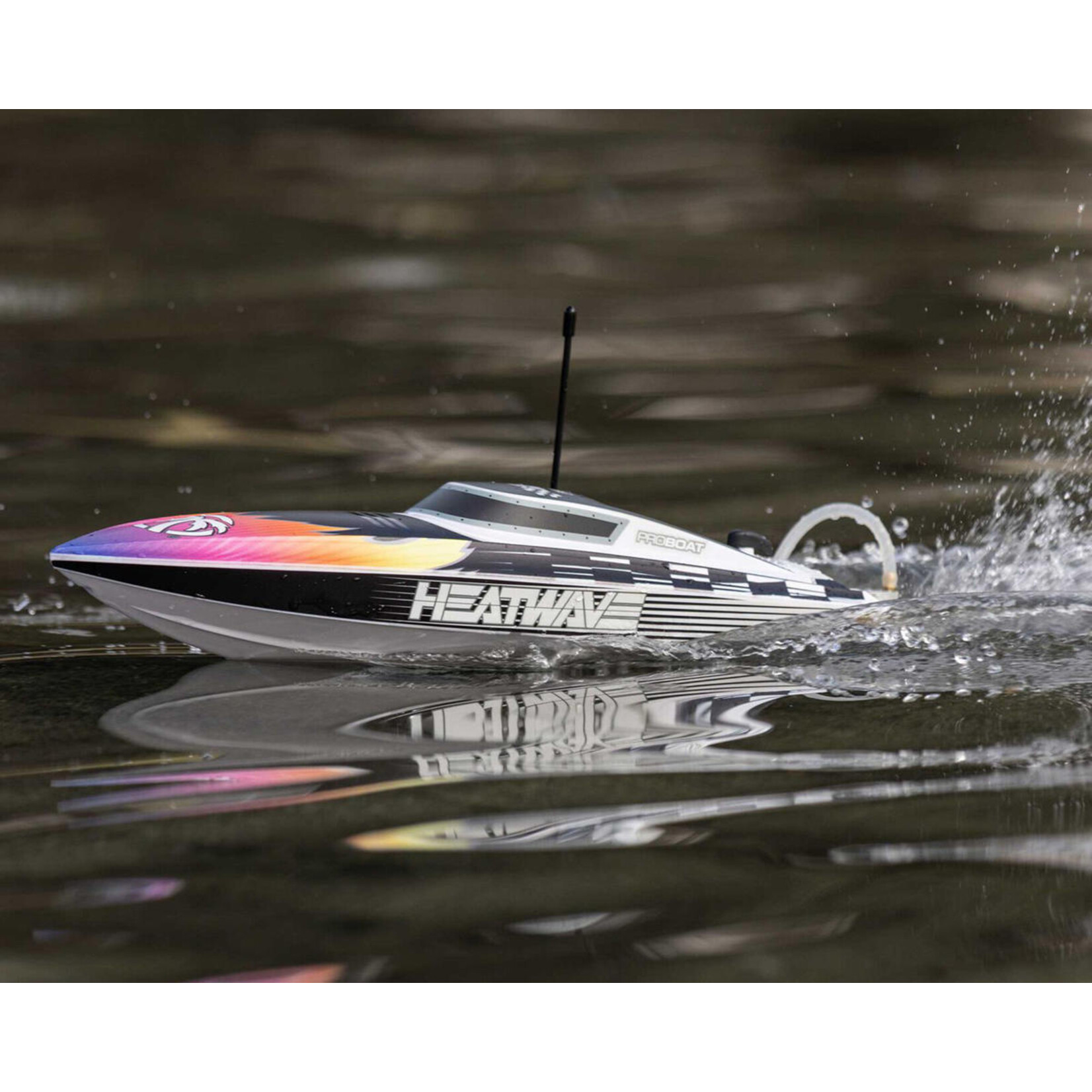 Pro Boat #PRB08053T2 Pro Boat Recoil 2 18" Brushless Deep-V Self-Righting RTR Boat (Heatwave) w/2.4GHz Radio