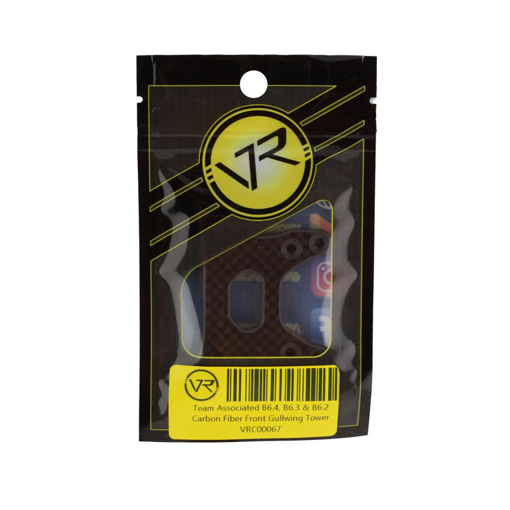 Vision Racing #00067 Vision Racing Team Associated B6.4/6.3 Carbon Fiber Front Gullwing Tower