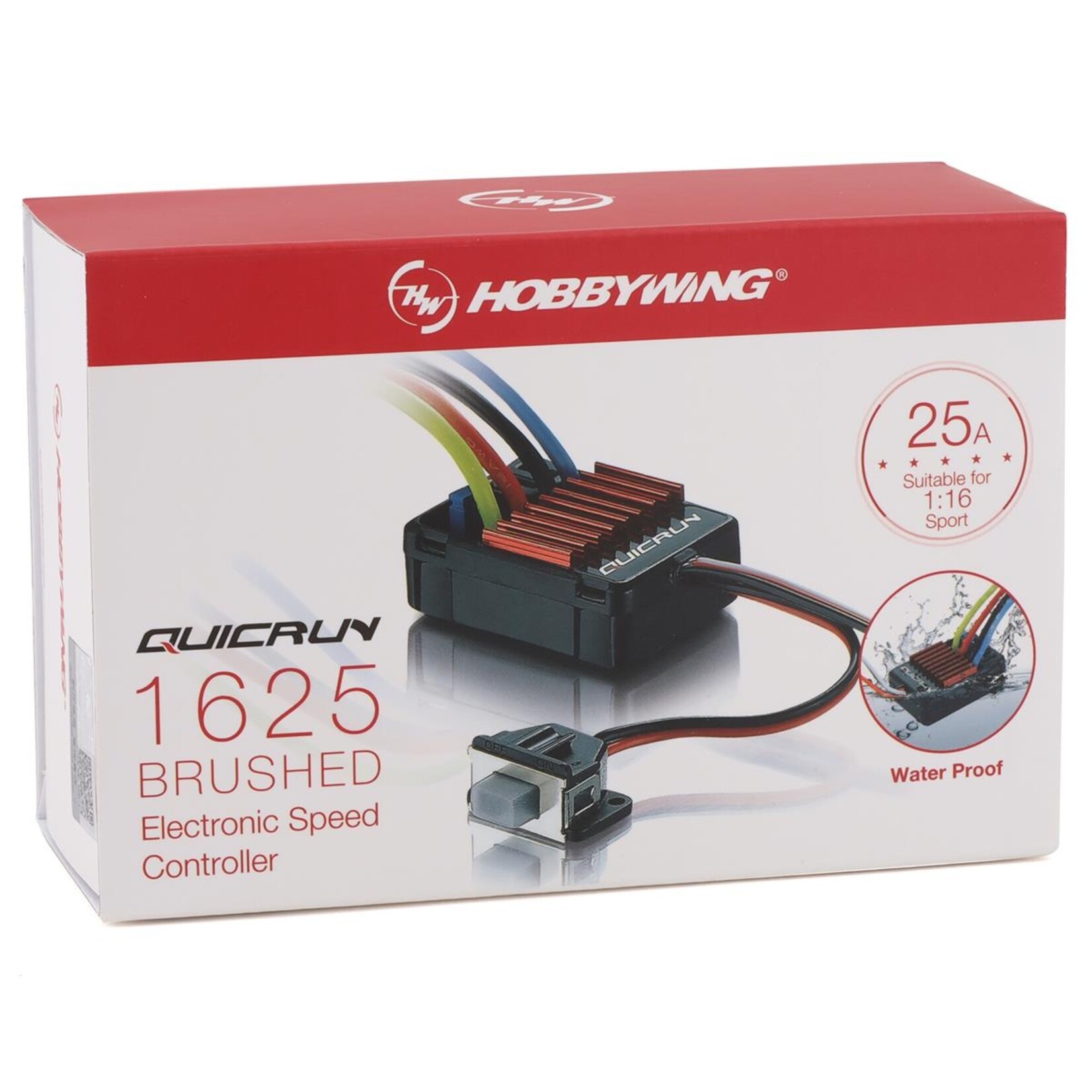 Hobbywing #30120000 Hobbywing Quicrun 1625 1/18th Scale Brushed ESC