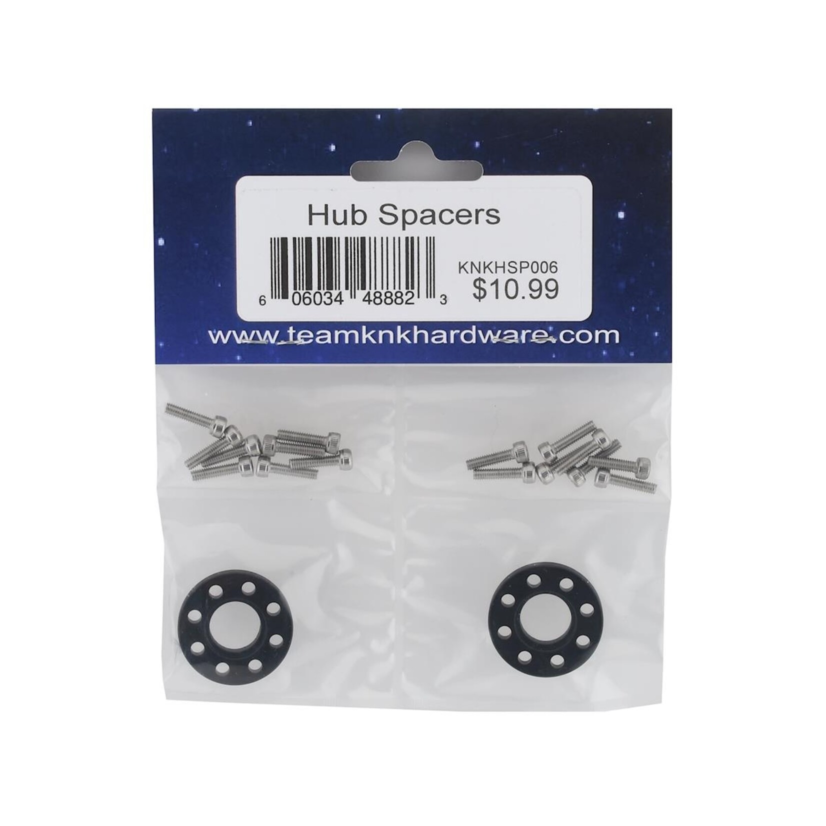 Team KNK #KNKHSP006 Team KNK 8 Lug KNK Wheel Hub Spacers (Black) (2)