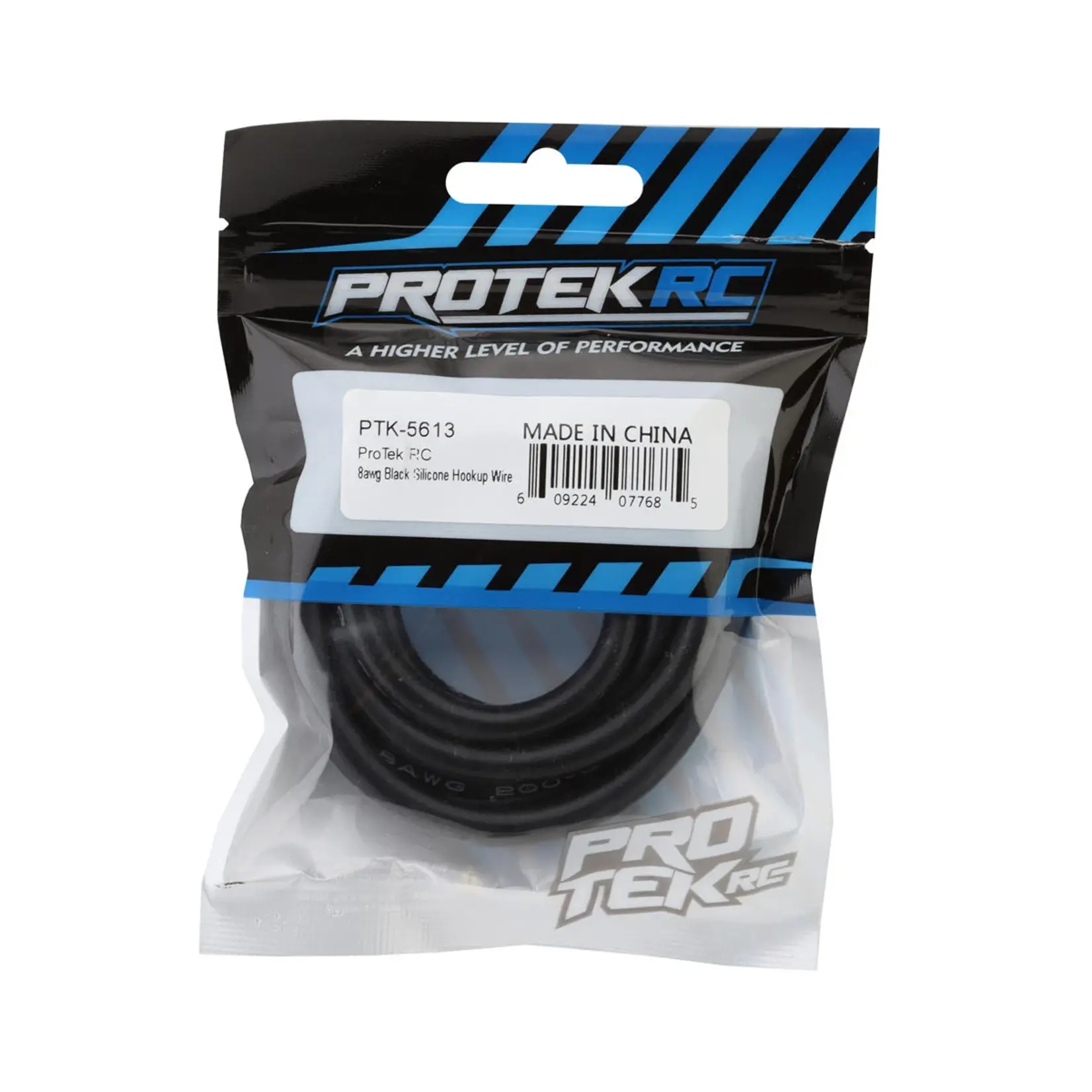 ProTek RC #PTK-5613 ProTek RC Silicone Hookup Wire (Black) (1 Meter) (8AWG)