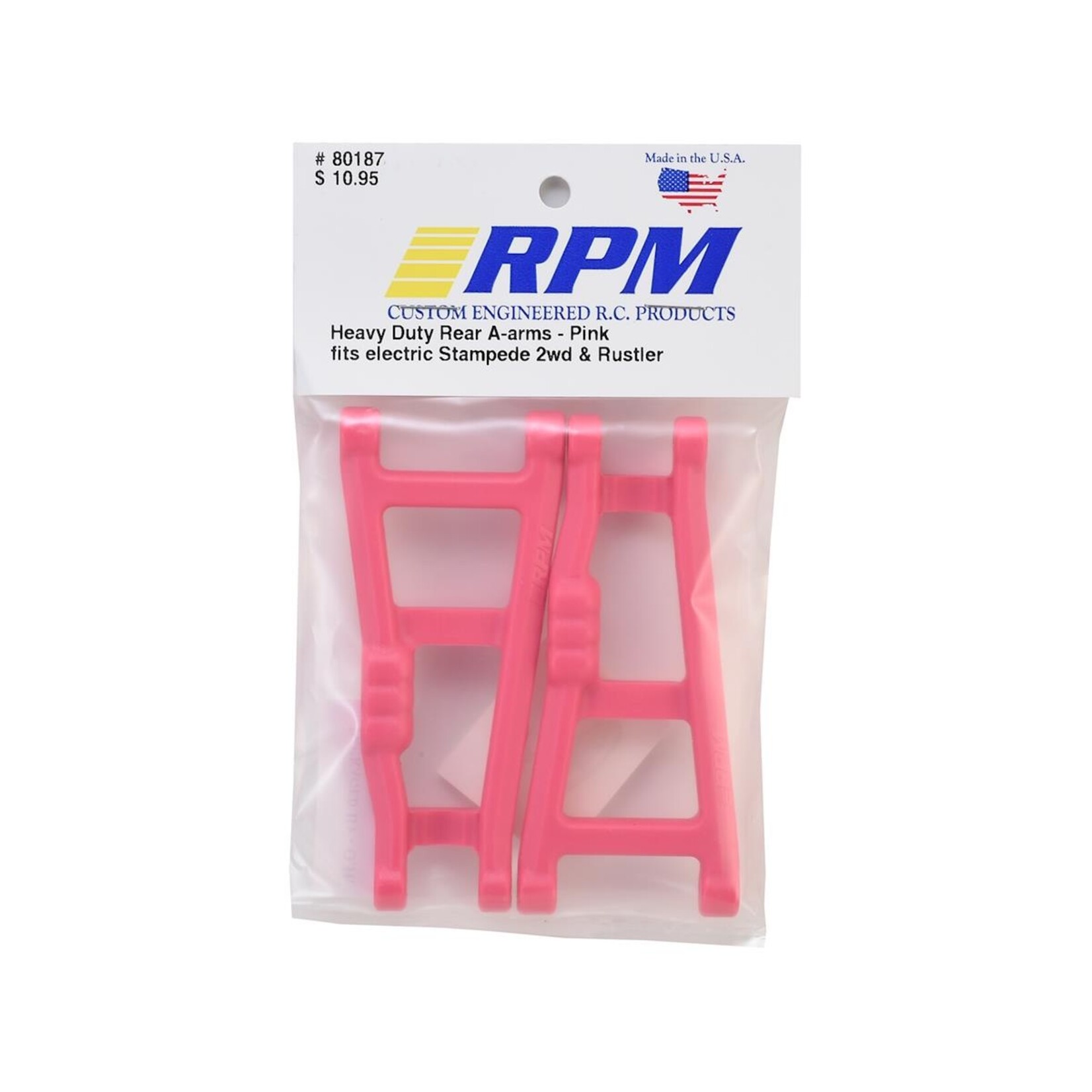 RPM RPM Traxxas Rustler/Stampede Rear A-Arms (Pink) (2) #80187