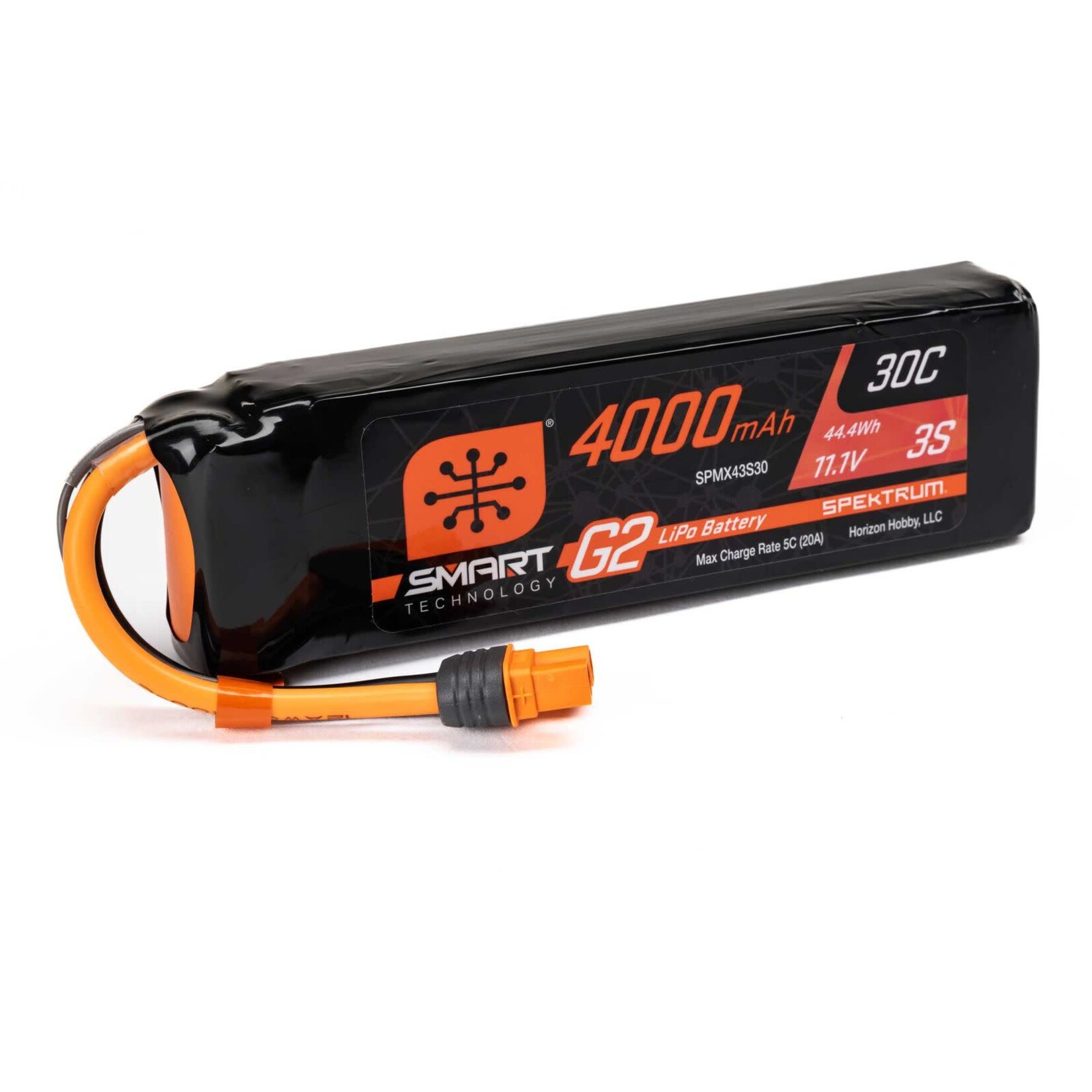 Spektrum #SPMX43S30 Spektrum RC 3S Smart LiPo Battery Pack w/IC3 Connector (11.1V/4000mAh)