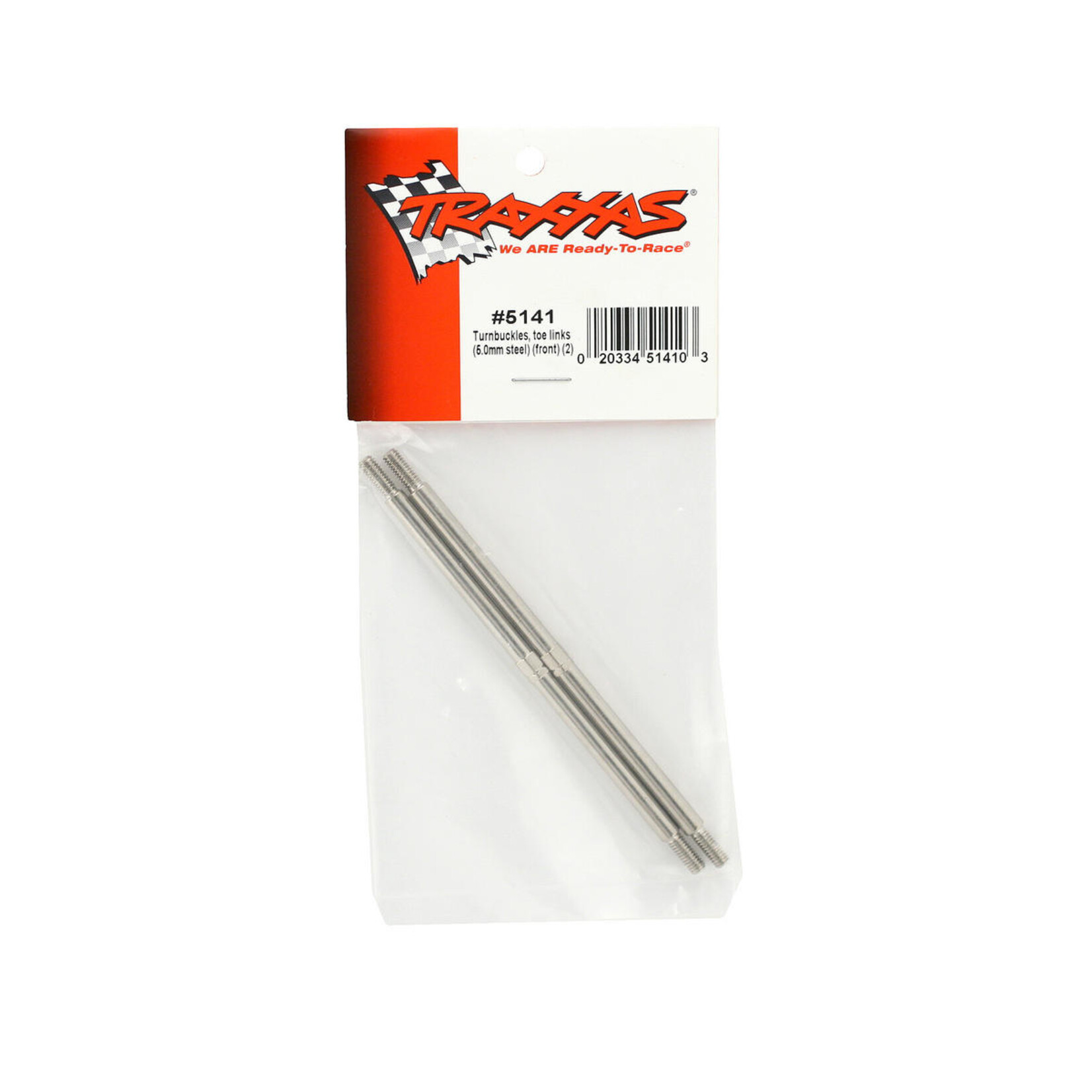 Traxxas #5141 Traxxas 5mm Steel Front Toe Link Turnbuckle (2) (TMX3.3)