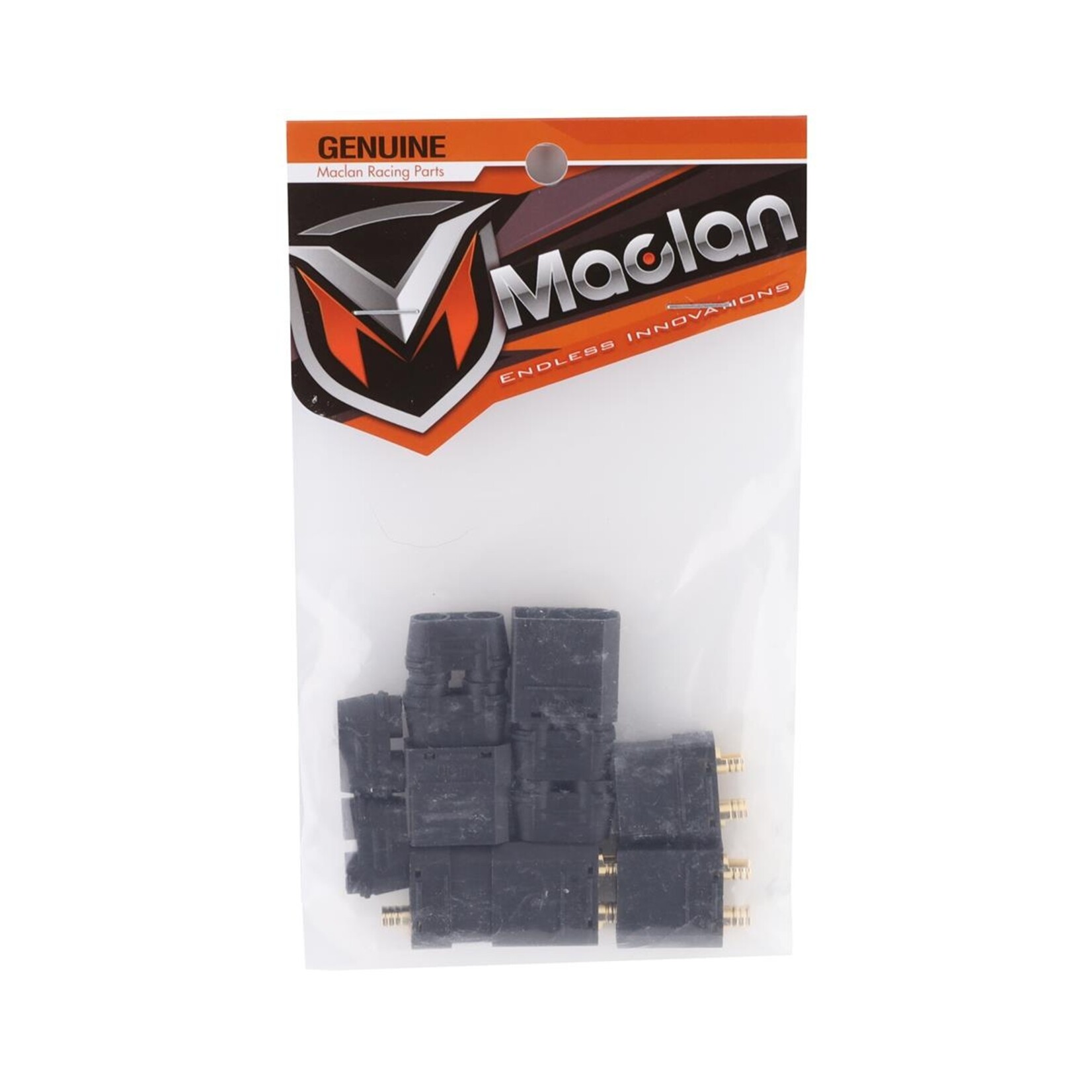 Maclan #MCL4269 Maclan XT90 Connectors (3 Female/3 Male) (Black)