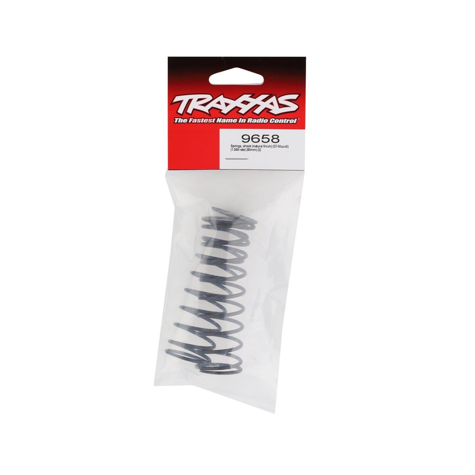 Traxxas Traxxas Springs, shock (natural finish) (GT-Maxx®) (1.569 rate) (85mm) (2) #9658