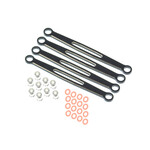 Redcat Racing #RER30282 Redcat Ascent-18 Brass Rear Upper & Lower Links (Black) (4)