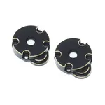 Redcat Racing #RER30175 Redcat Ascent-18 Brass Outer Portal Covers (Black) (2)