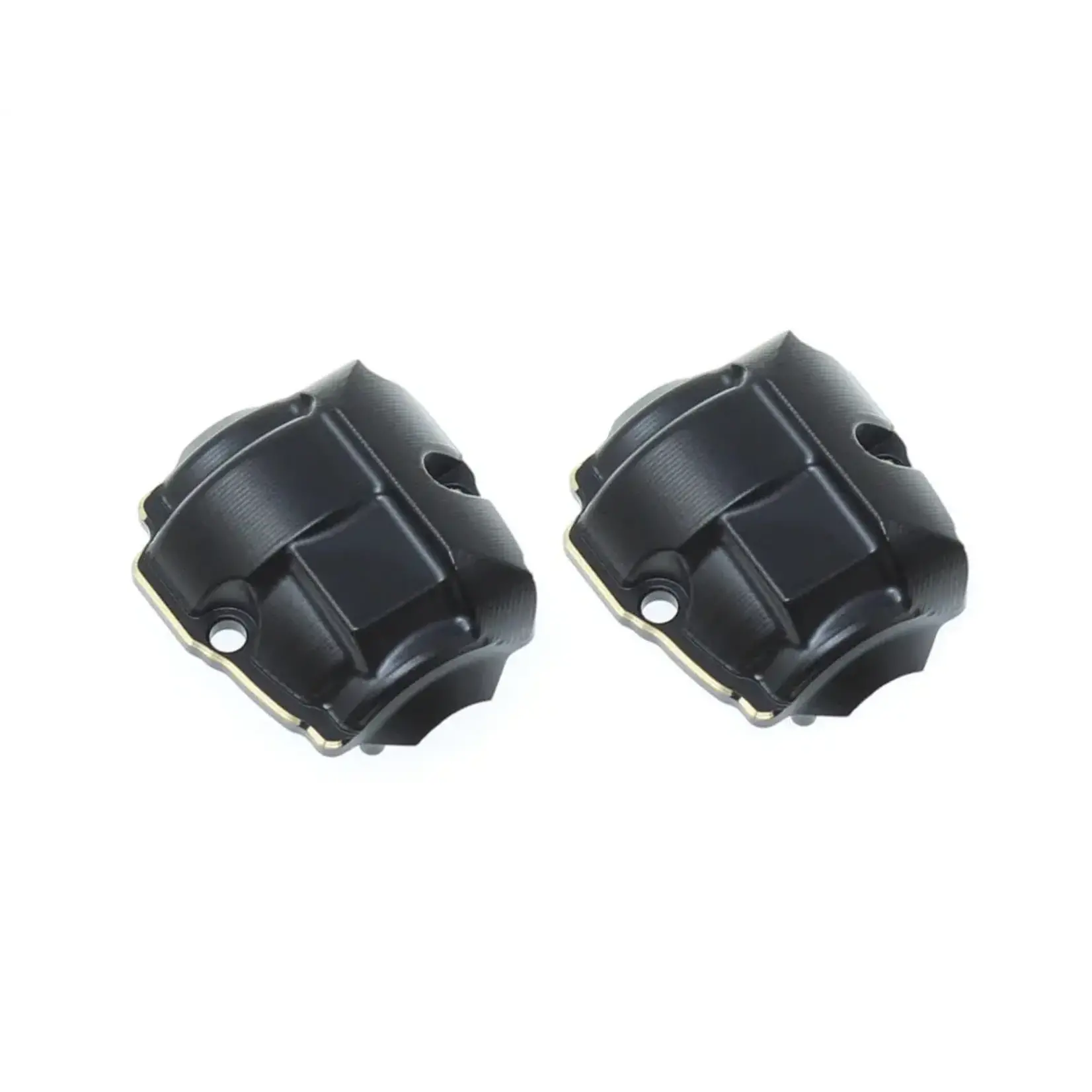 Redcat Racing Redcat Ascent-18 Brass Differential Covers (Black) (2) #RER30179