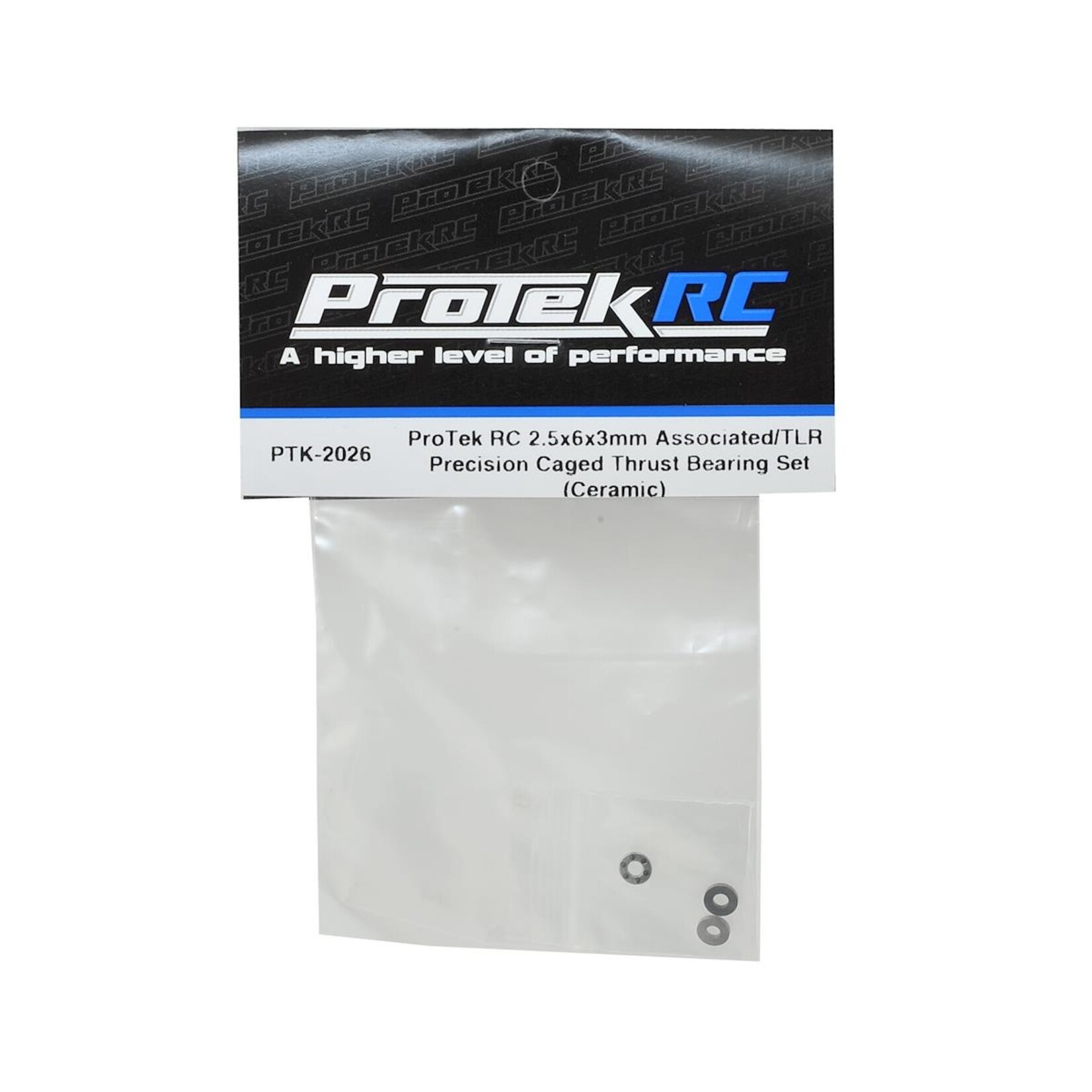 ProTek RC #PTK-2026 ProTek RC 2.5x6x3mm Associated/TLR Precision Caged Thrust Bearing Set (Ceramic)