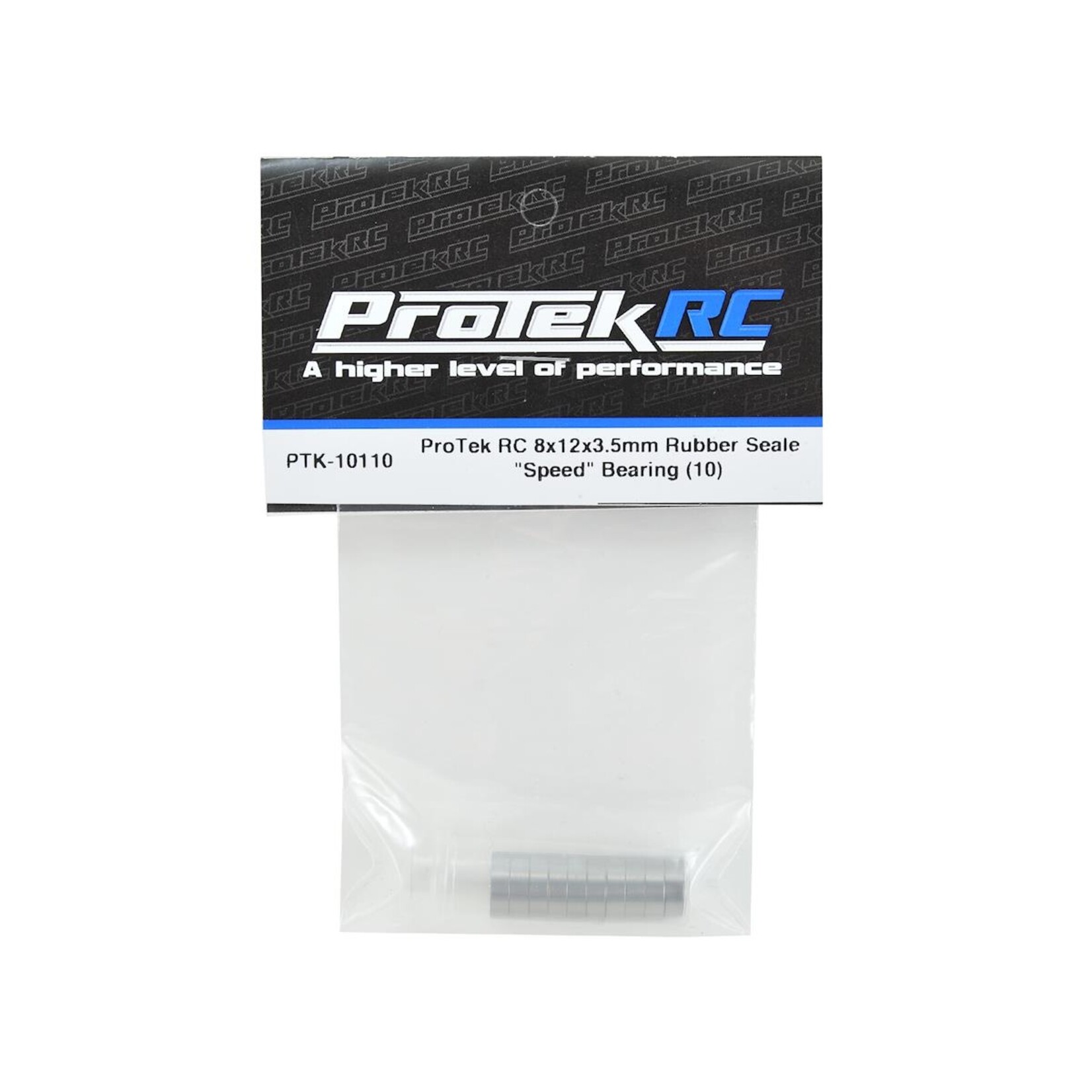 ProTek RC ProTek RC 8x12x3.5mm Rubber Sealed "Speed" Bearing (10) #PTK-10110