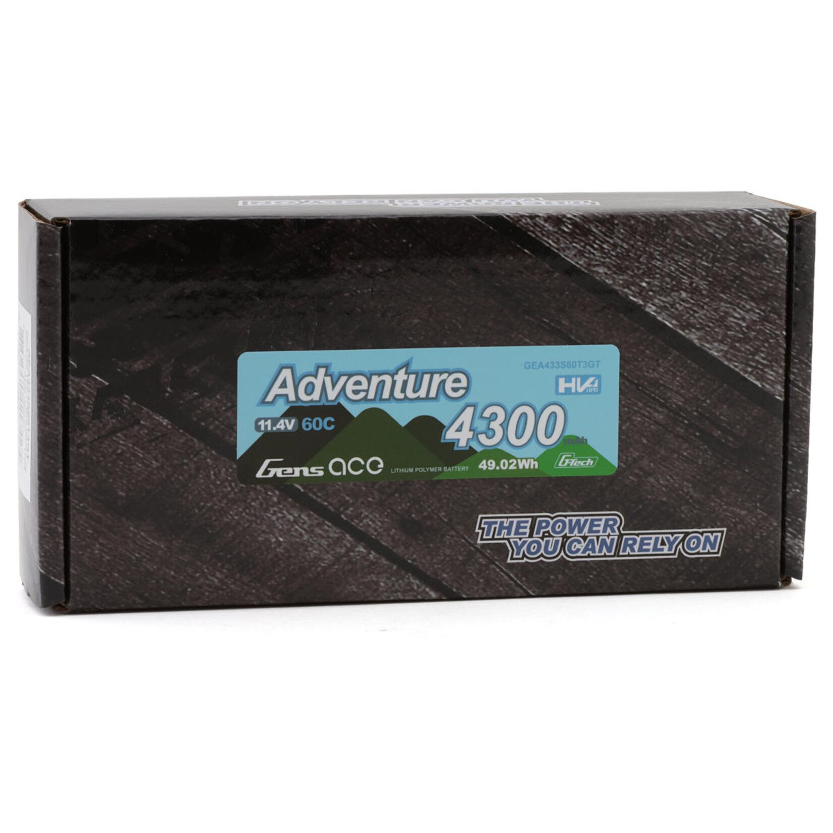 Gens Ace #GEA433S60T3GT Gens Ace G-Tech Smart 3S LiHV LiPo Battery 60C (11.4V/4300mAh) w/Universal Connector