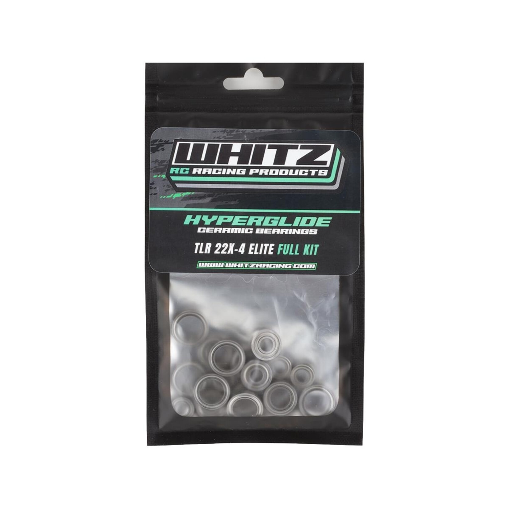 Whitz Racing Products #WRP-TLR22X4E-HGFK  Whitz Racing Products HyperGlide 22X-4 Elite Full Ceramic Bearing Kit