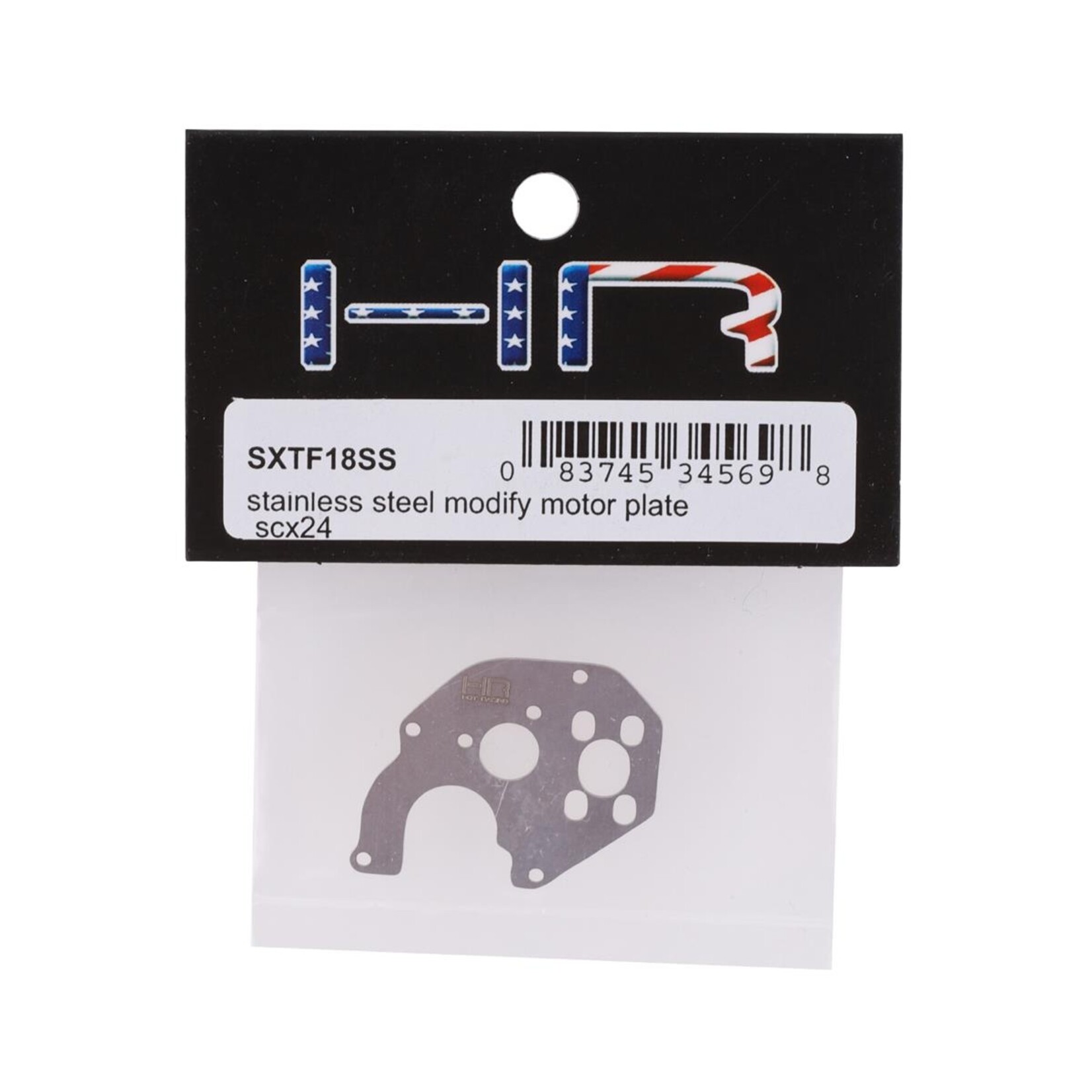 Hot Racing Hot Racing Axial SCX24 Stainless Steel Modify Motor Plate #SXTF18SS