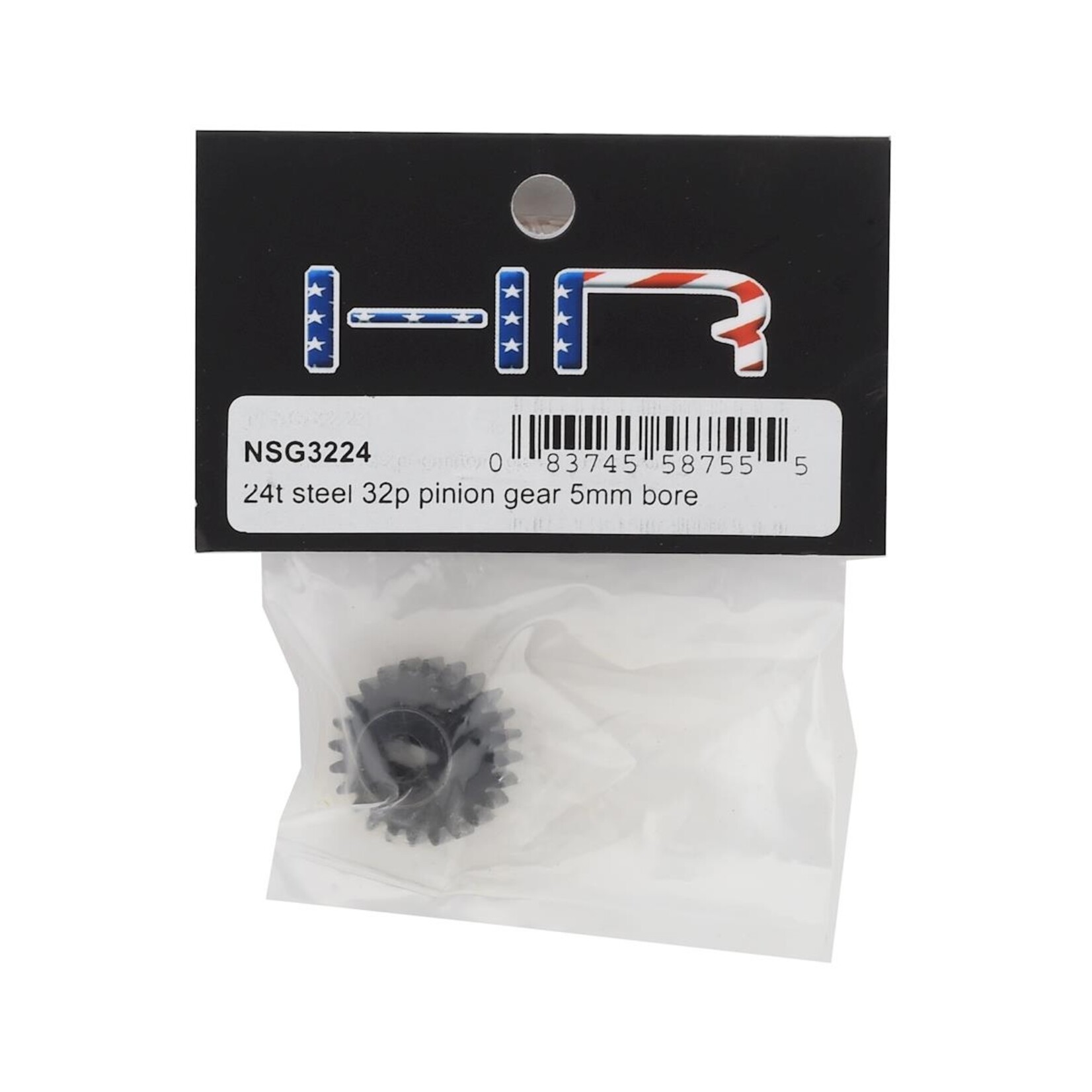 Hot Racing #NSG3224 Hot Racing Steel 32P Pinion Gear (5mm Bore) (24T)