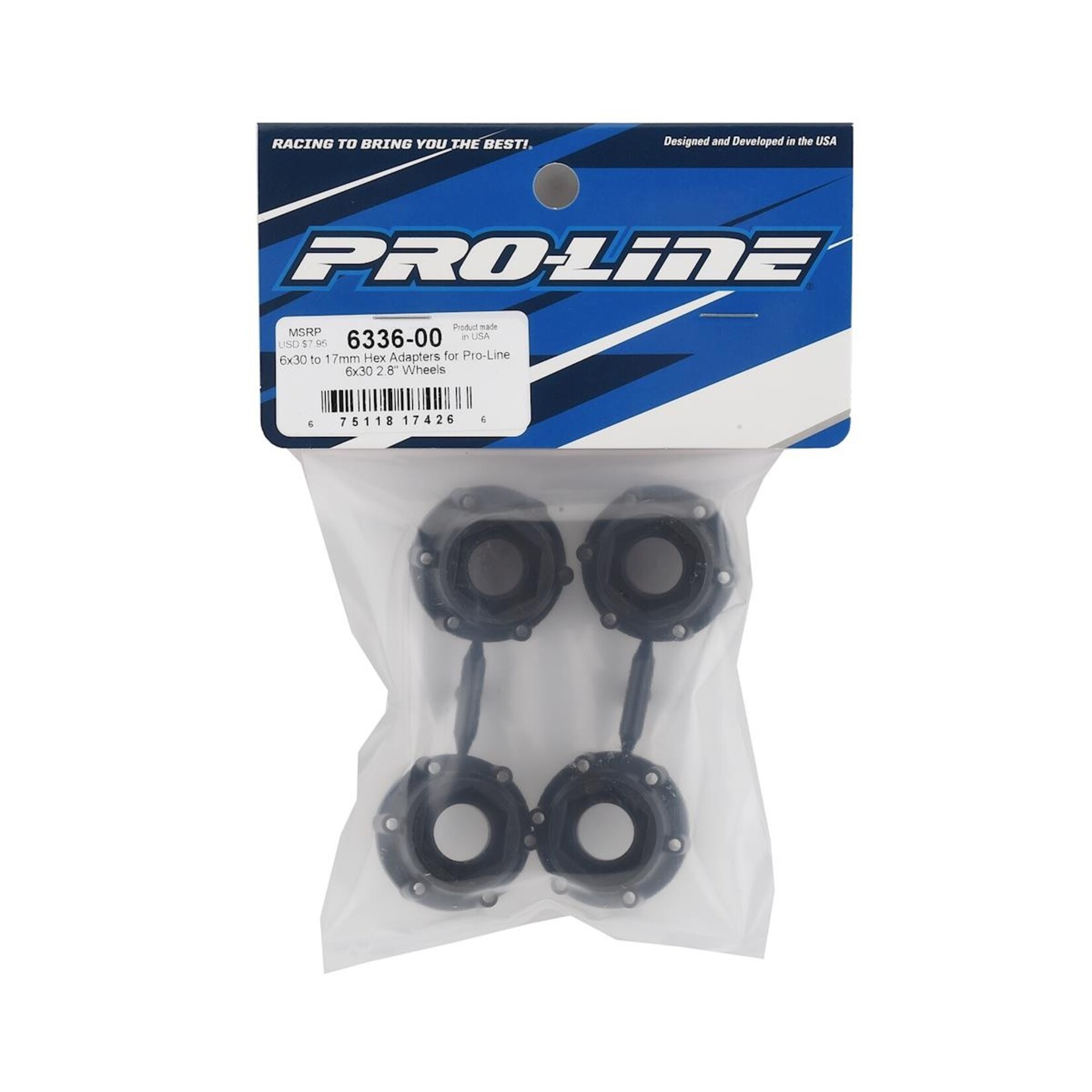 Pro-Line ProLine 6x30 to 14mm Hex Adapters (2) #6347-00