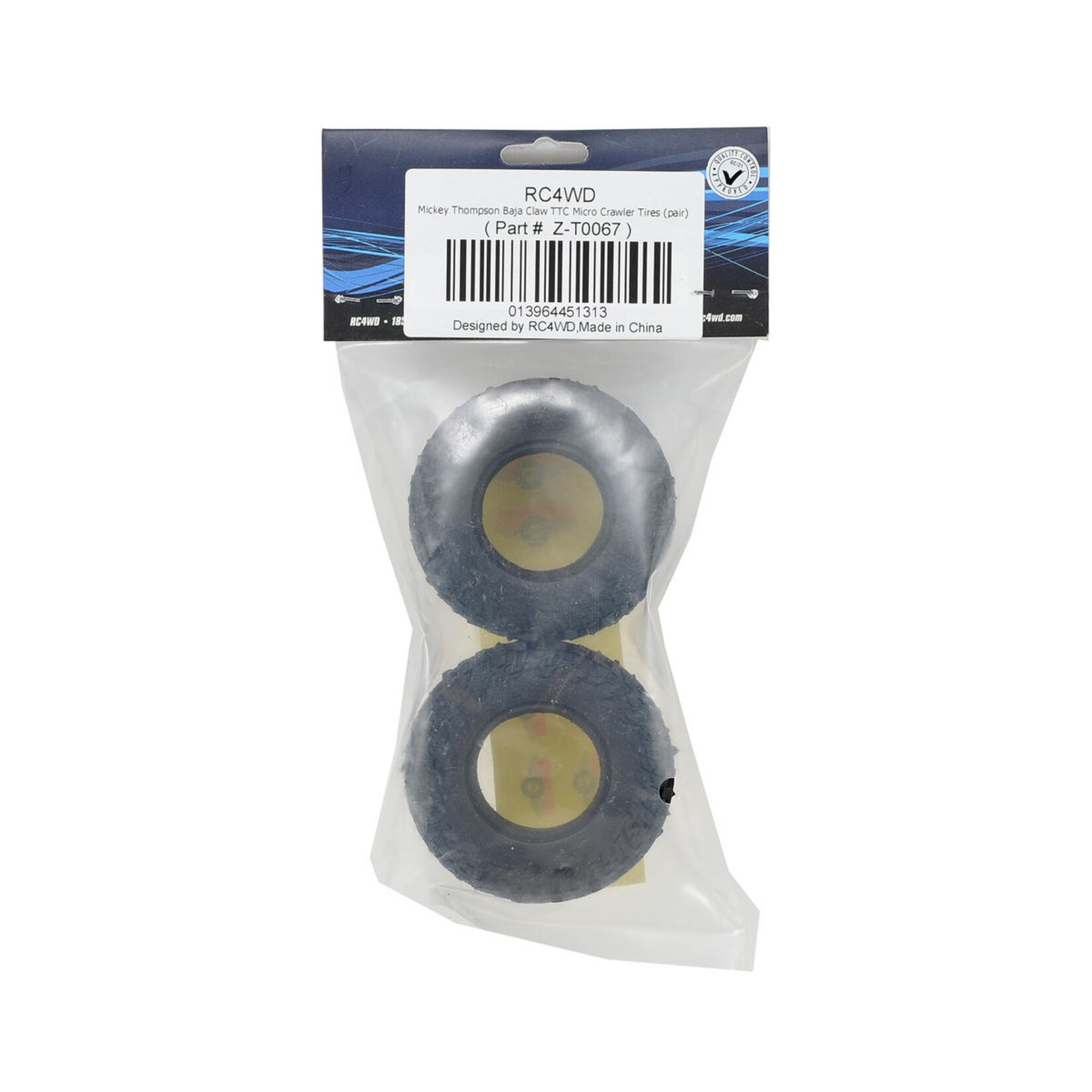 RC4WD #Z-T0067 RC4WD Mickey Thompson "Baja Claw TTC" Micro Crawler Tires (2) (X3)