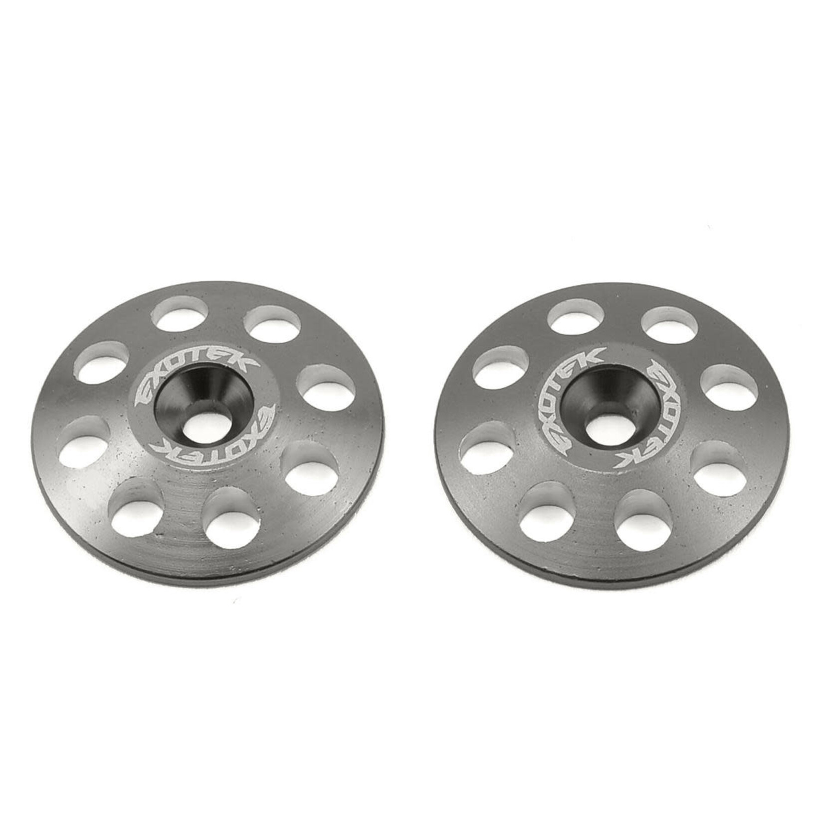 Exotek #1665GUN Exotek 22mm 1/8 XL Aluminum Wing Buttons (2) (Gun Metal)