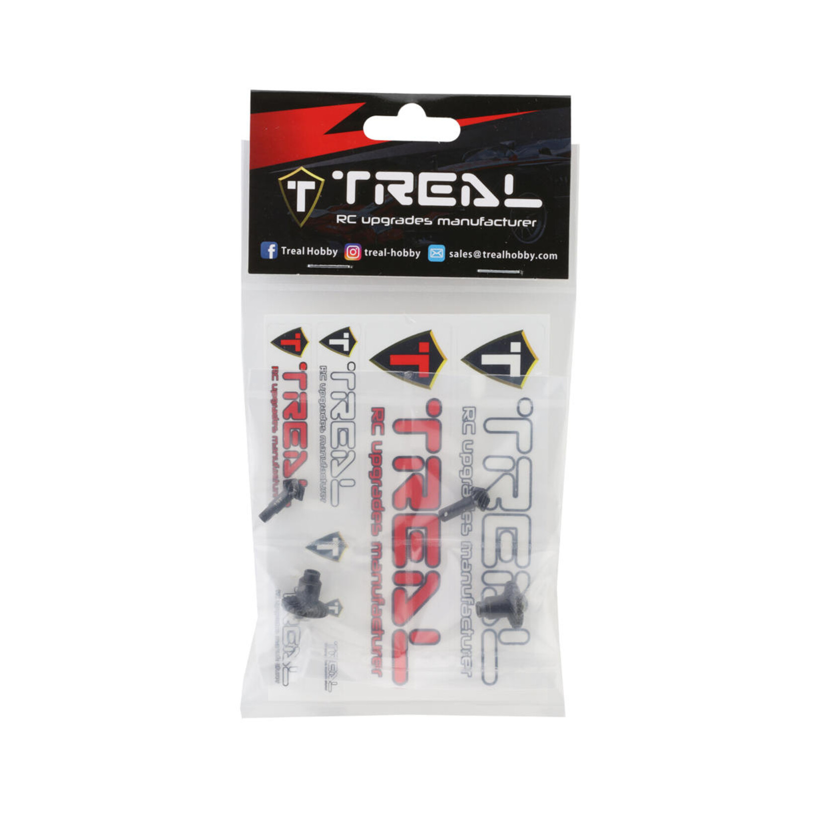 Treal #X003QXH46H Treal Hobby TRX-4M Hardened Steel Differential Ring & Pinion Overdrive Gears (13T/22T) (16% Overdrive)