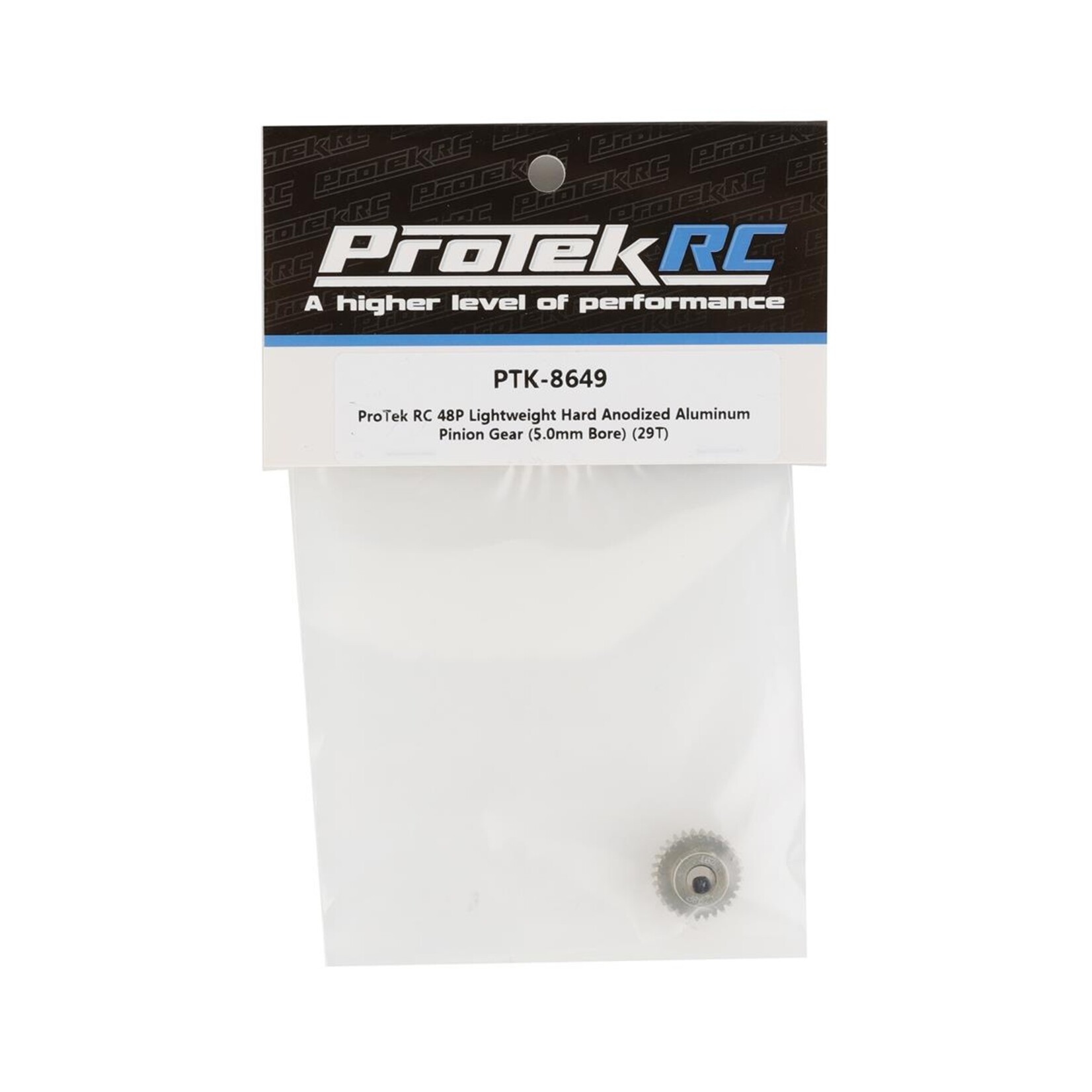ProTek RC ProTek RC 48P Lightweight Hard Anodized Aluminum Pinion Gear (5.0mm Bore) (29T)  #PTK-8649