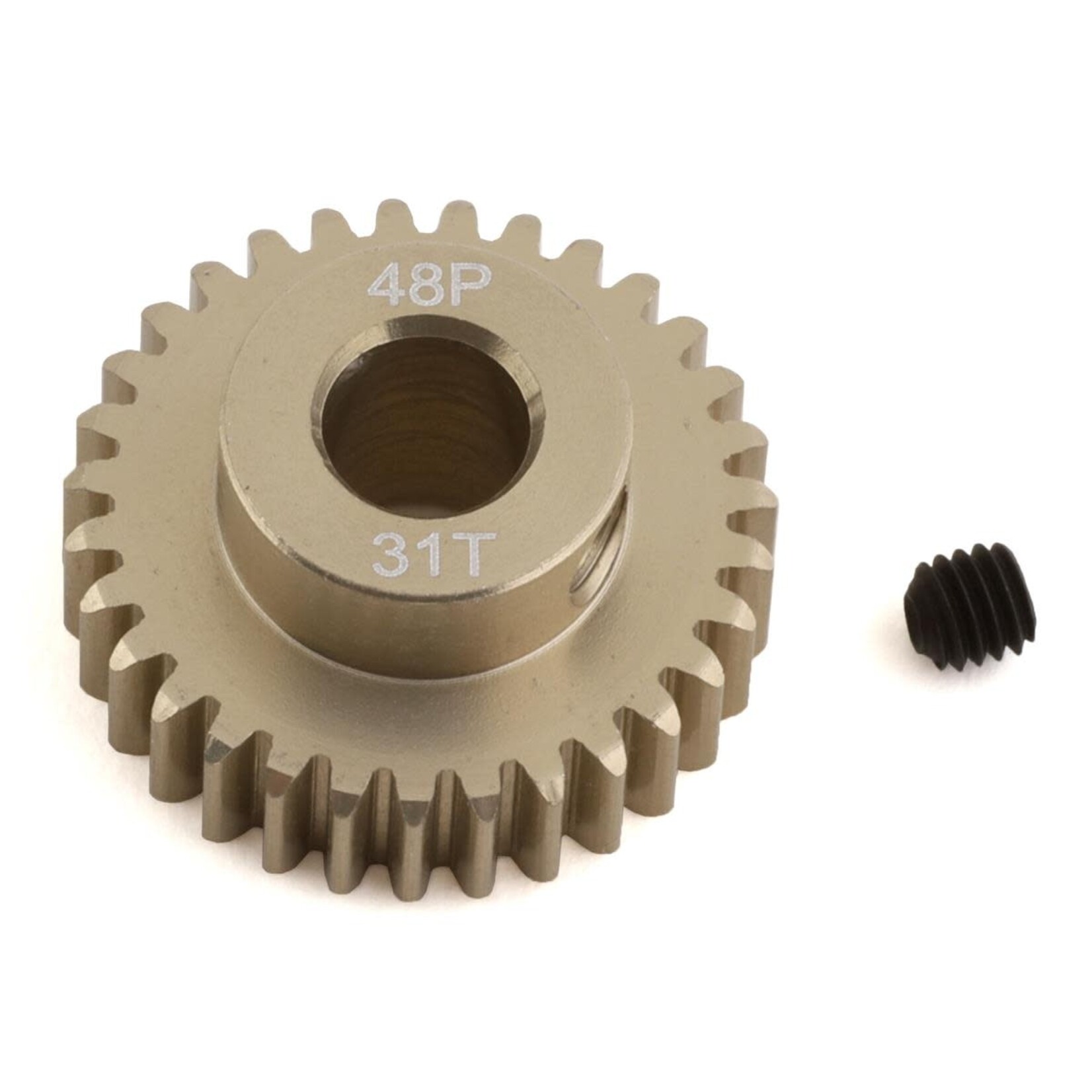 ProTek RC #PTK-8651 ProTek RC 48P Lightweight Hard Anodized Aluminum Pinion Gear (5.0mm Bore) (31T)