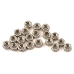 Hot Racing #SXTF14NSS Hot Racing 1.4mm Stainless Steel Hex Nut (20) (SCX24/AX24)