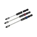 MIP #9612 MIP Gen 2 Speed Tip Hex Driver Power Tool Tip Set (Metric) (1.5, 2.0 & 2.5mm)