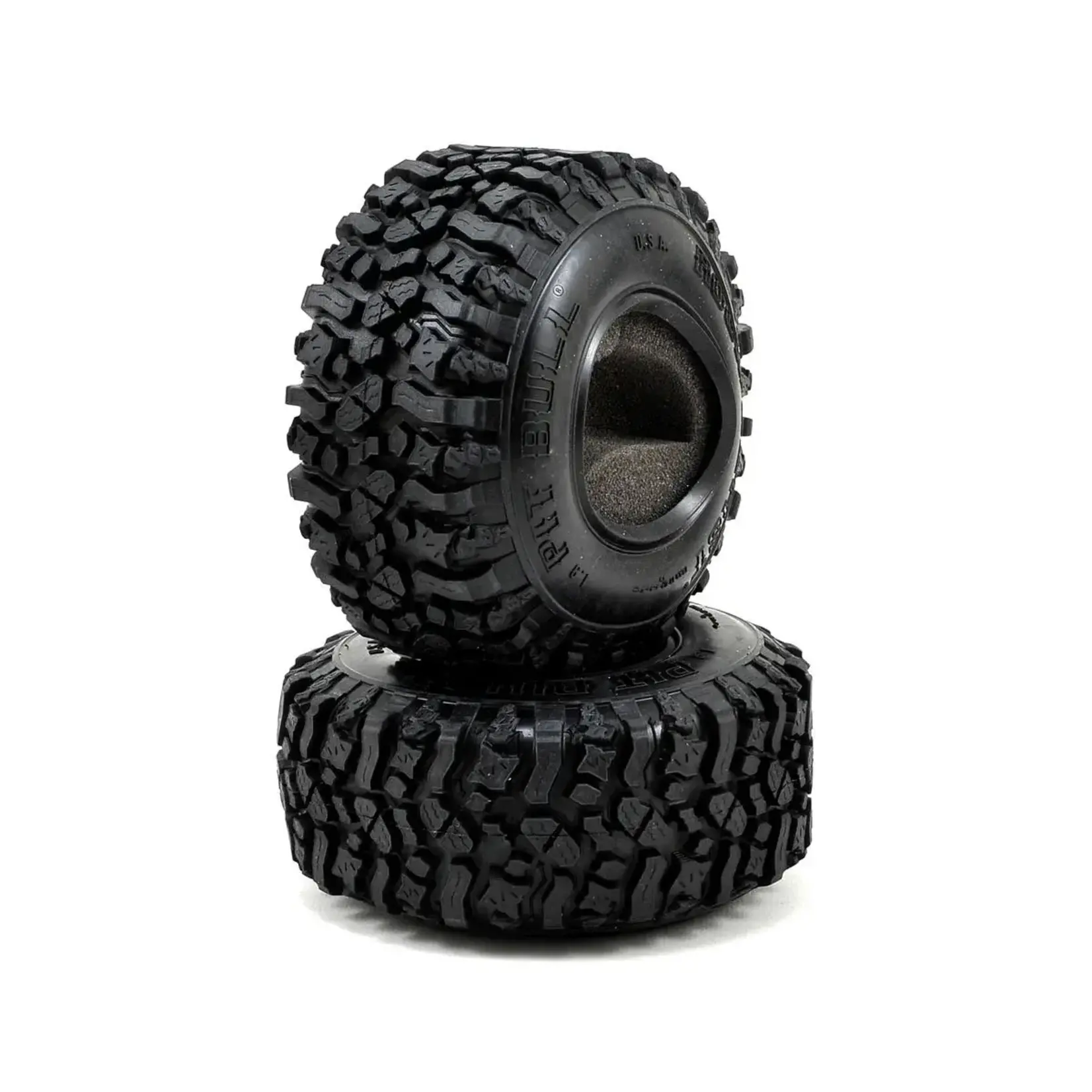 Pit Bull Pit Bull Tires Rock Beast 1.9" Scale Rock Crawler Tires w/Foams (2) (Komp)  #PBTPB9003NK