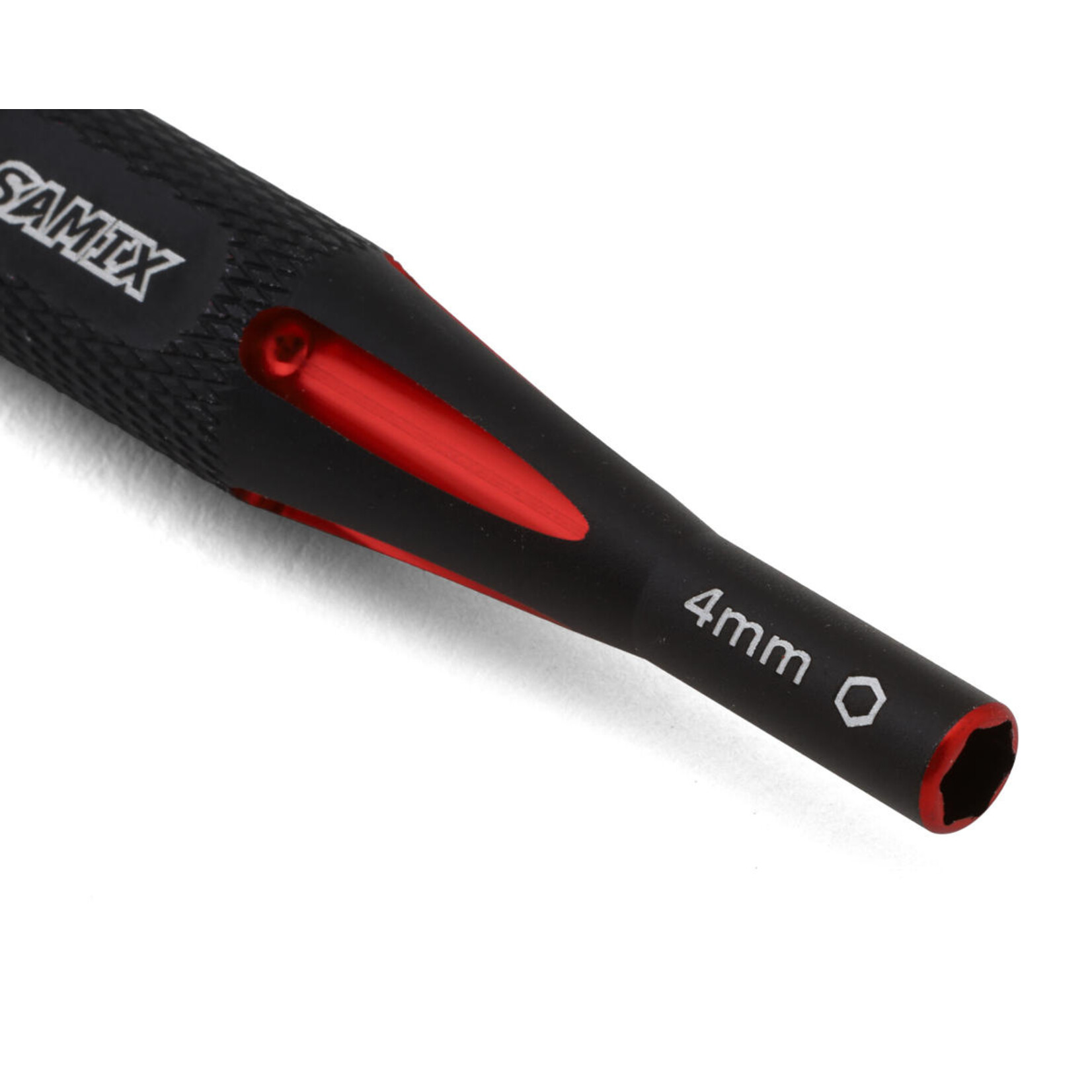 Samix Samix SCX24 2-in-1 Hex Wrench/Nut Driver (Red) (.050" Hex/4mm Nut)  #SAMSCX24-SD050-RD
