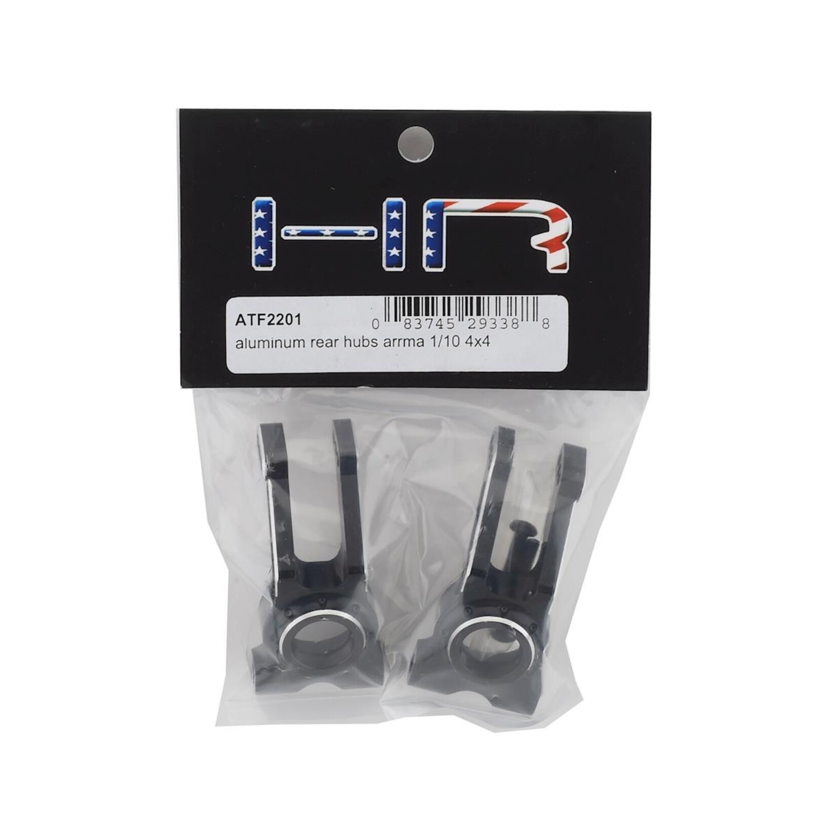 Hot Racing #ATF2201 Hot Racing Arrma 4x4 Aluminum Rear Hubs (Black)