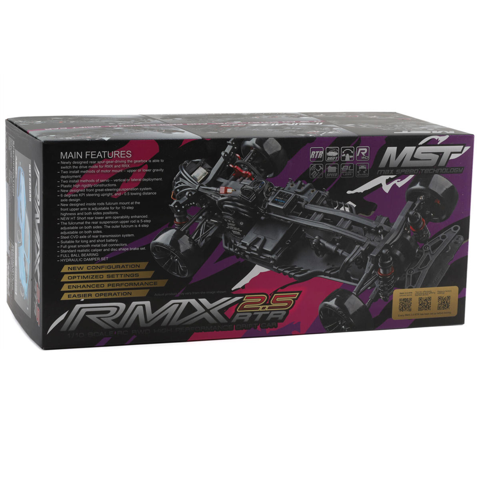 MST MST RMX 2.5 1/10 2WD Brushless RTR Drift Car w/GR86RB Body (Nitrous Blue) #MXS-533913LB