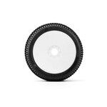 Power Hobby #PHB1005DWMSG Dirt Slinger 1/8 Buggy Mounted Tires White Wheels (2) Medium Soft