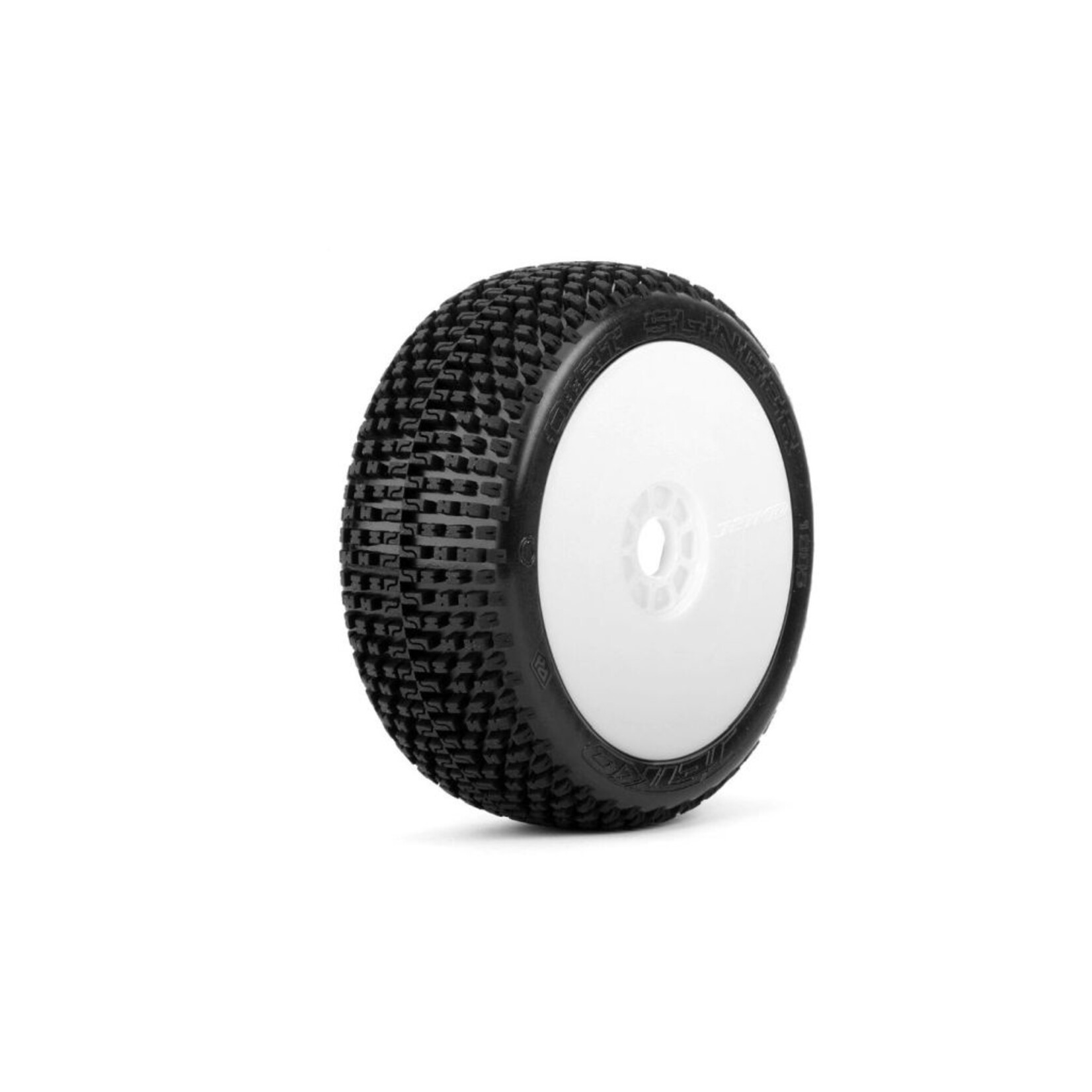 Power Hobby #PHB1005DWMSG Dirt Slinger 1/8 Buggy Mounted Tires White Wheels (2) Medium Soft