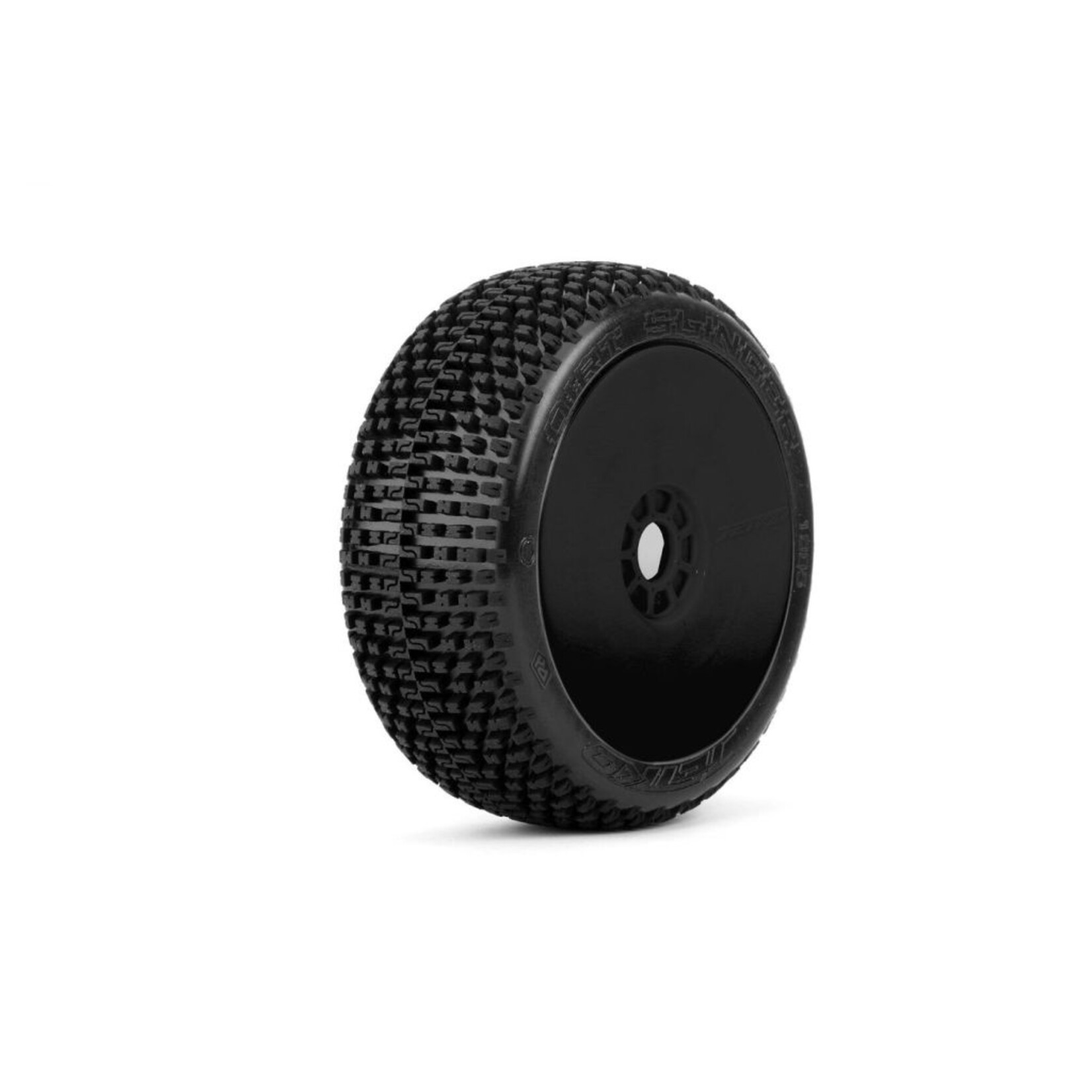 Power Hobby #PHB1005DBMSG Dirt Slinger 1/8 Mounted Tires Black Wheels (2) Medium Soft