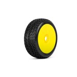 Power Hobby #PHB1005DYMSG Dirt Slinger 1/8 Buggy Mounted Tires Yellow Wheels (2) Medium Soft