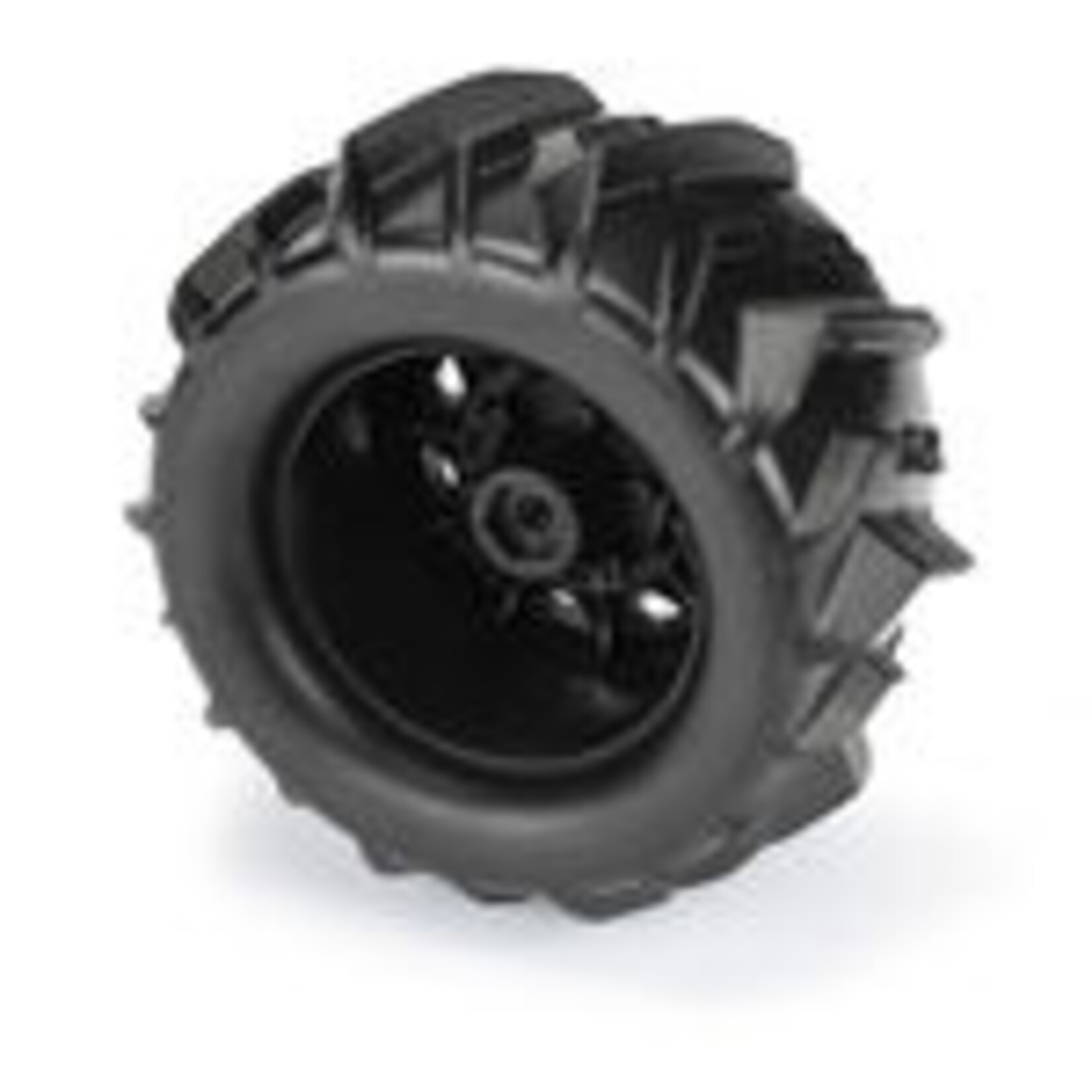 Dumont Dumont F/R 2.8" MT Tires Mounted 12mm/14mm Black Raid (2) #PRO1019310