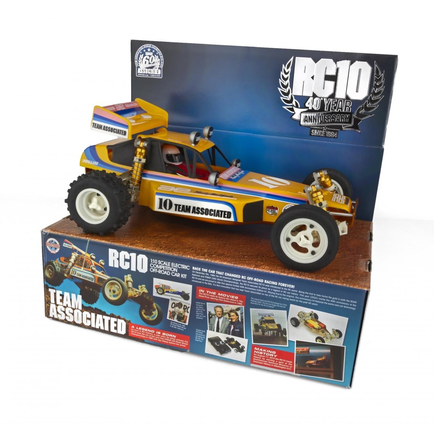 Team Associated Team Associated RC10 Classic 40th Anniversary 1/10 Electric 2WD Buggy Kit (Limited Edition) #ASC6007-DIST