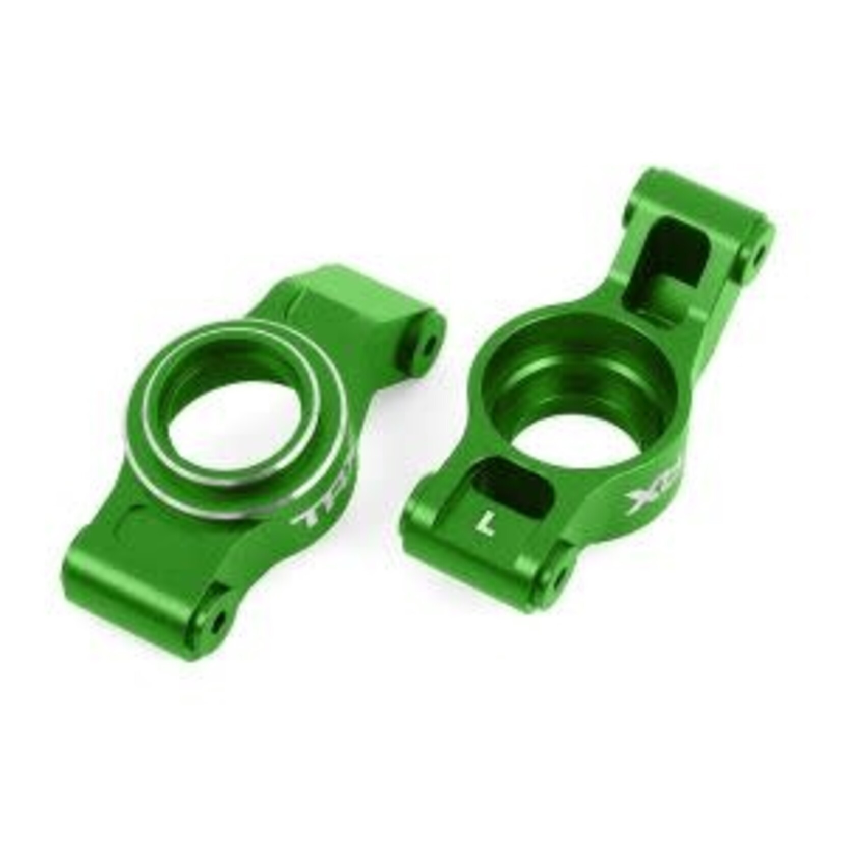 Traxxas #7852-GRN Traxxas  STUB AXLE CARRIERS ALUM GREEN L/R