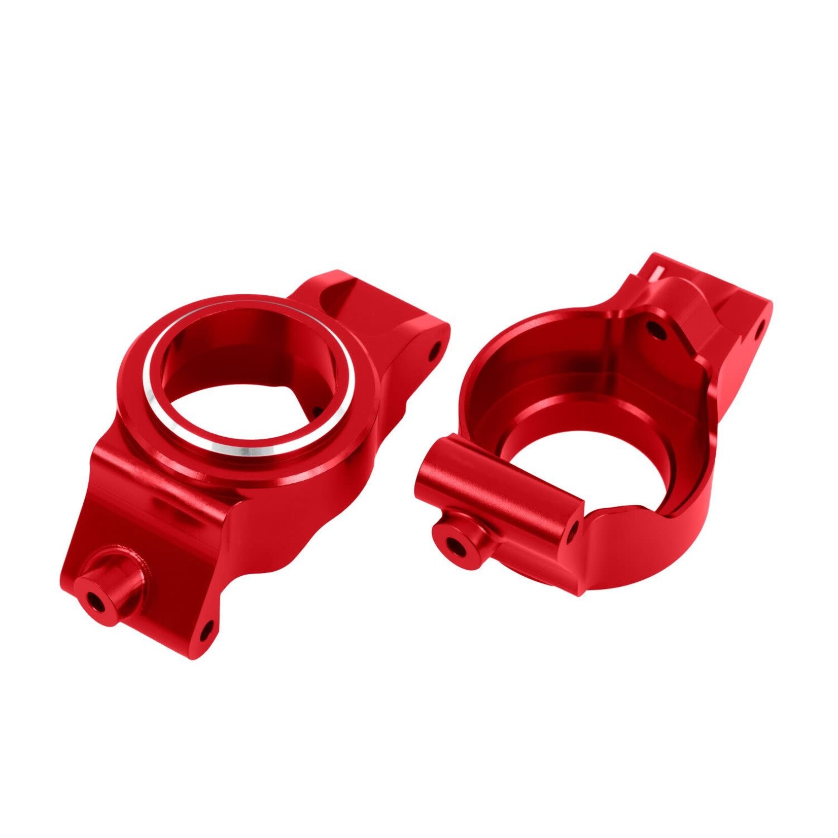 Traxxas #7832-RED Traxxas  CASTER BLOCKS ALUM RED