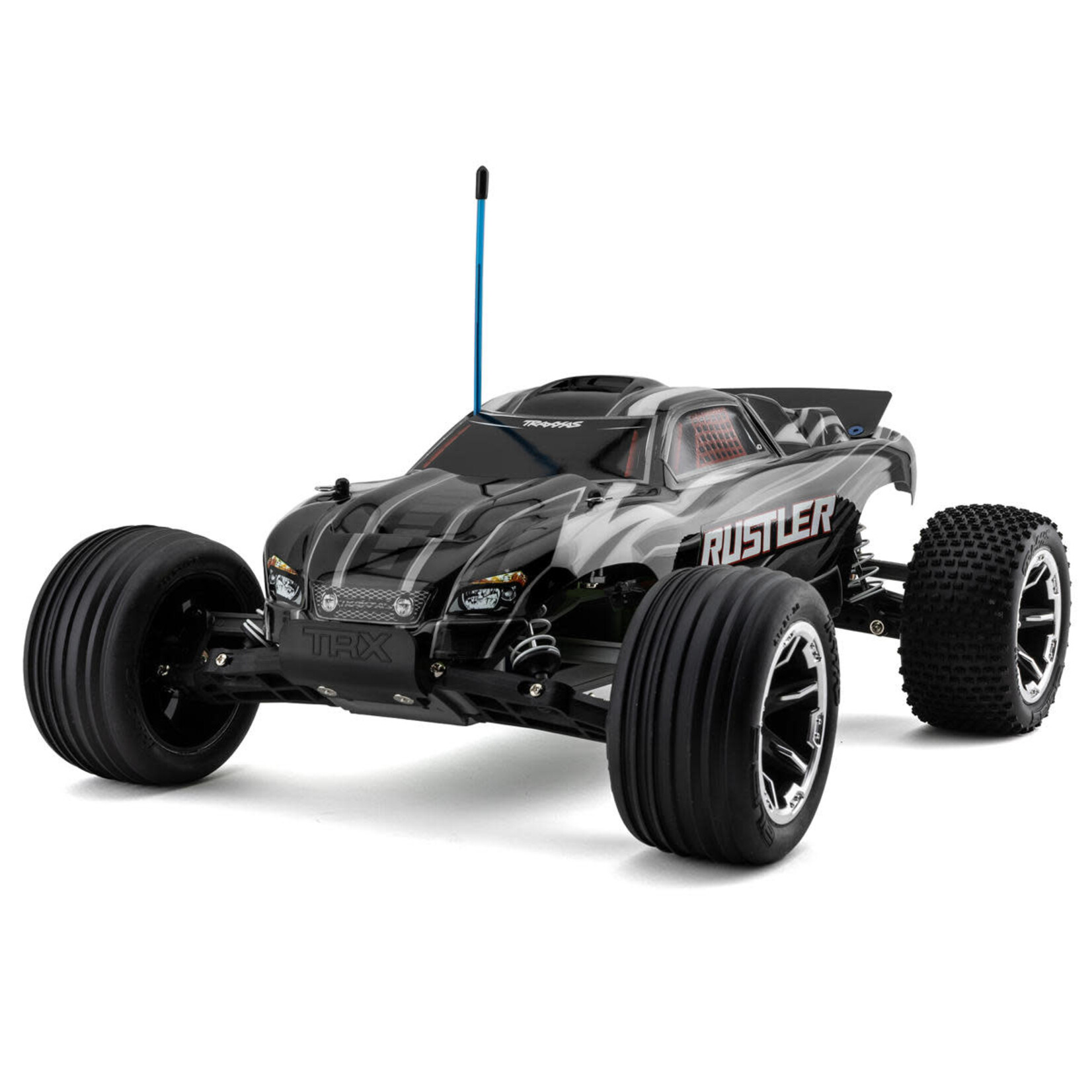 Traxxas Traxxas Rustler 1/10 RTR Stadium Truck (Black) w/XL-5 ESC, TQ 2.4GHz Radio, Battery & USB-C Charger  #37054-8-BLK