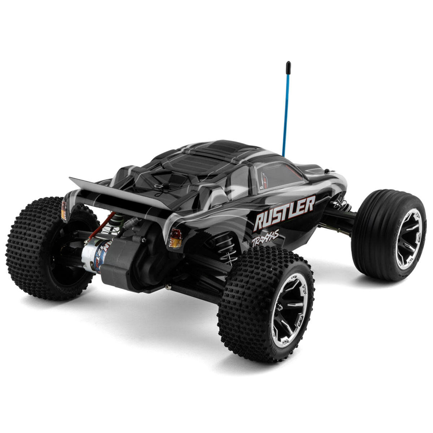 Traxxas Traxxas Rustler 1/10 RTR Stadium Truck (Black) w/XL-5 ESC, TQ 2.4GHz Radio, Battery & USB-C Charger  #37054-8-BLK