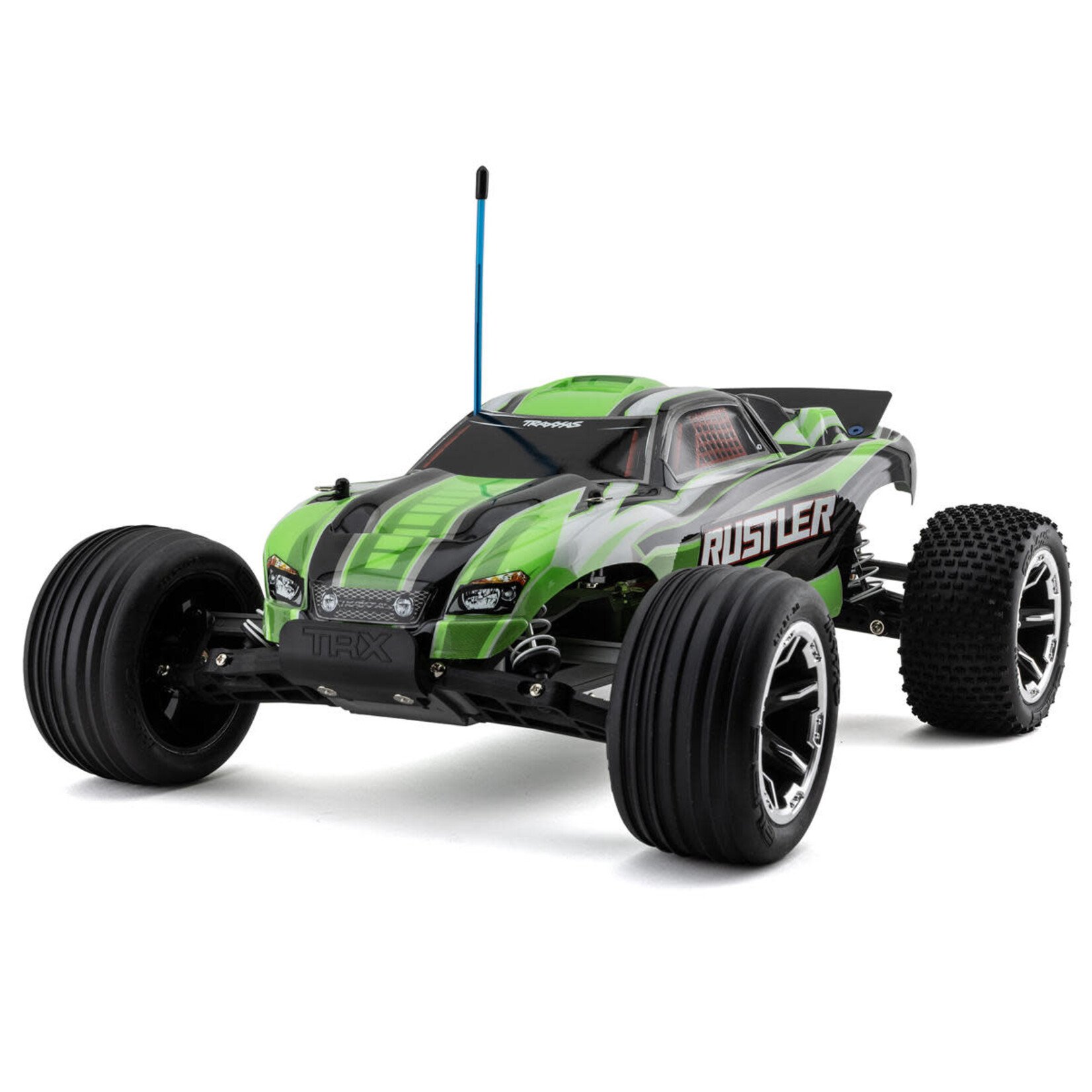 Traxxas #37054-8-GRN  Traxxas Rustler 1/10 RTR Stadium Truck (Green) w/XL-5 ESC, TQ 2.4GHz Radio, Battery & USB-C Charger