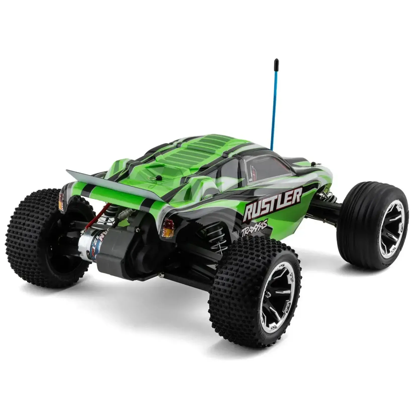 Traxxas #37054-8-GRN  Traxxas Rustler 1/10 RTR Stadium Truck (Green) w/XL-5 ESC, TQ 2.4GHz Radio, Battery & USB-C Charger