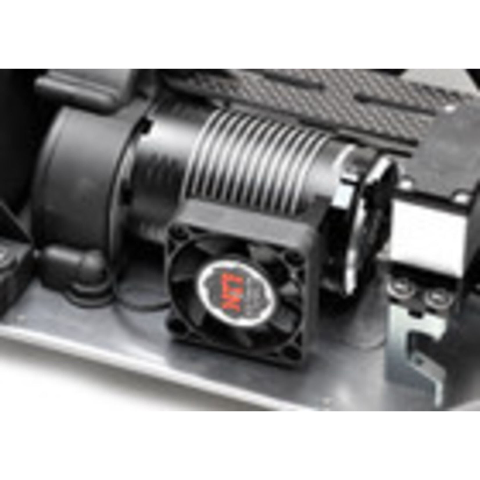 Exotek Exotek 1/8 V2 E-Buggy Clamp On Fan Mount (Black) #1914BLK