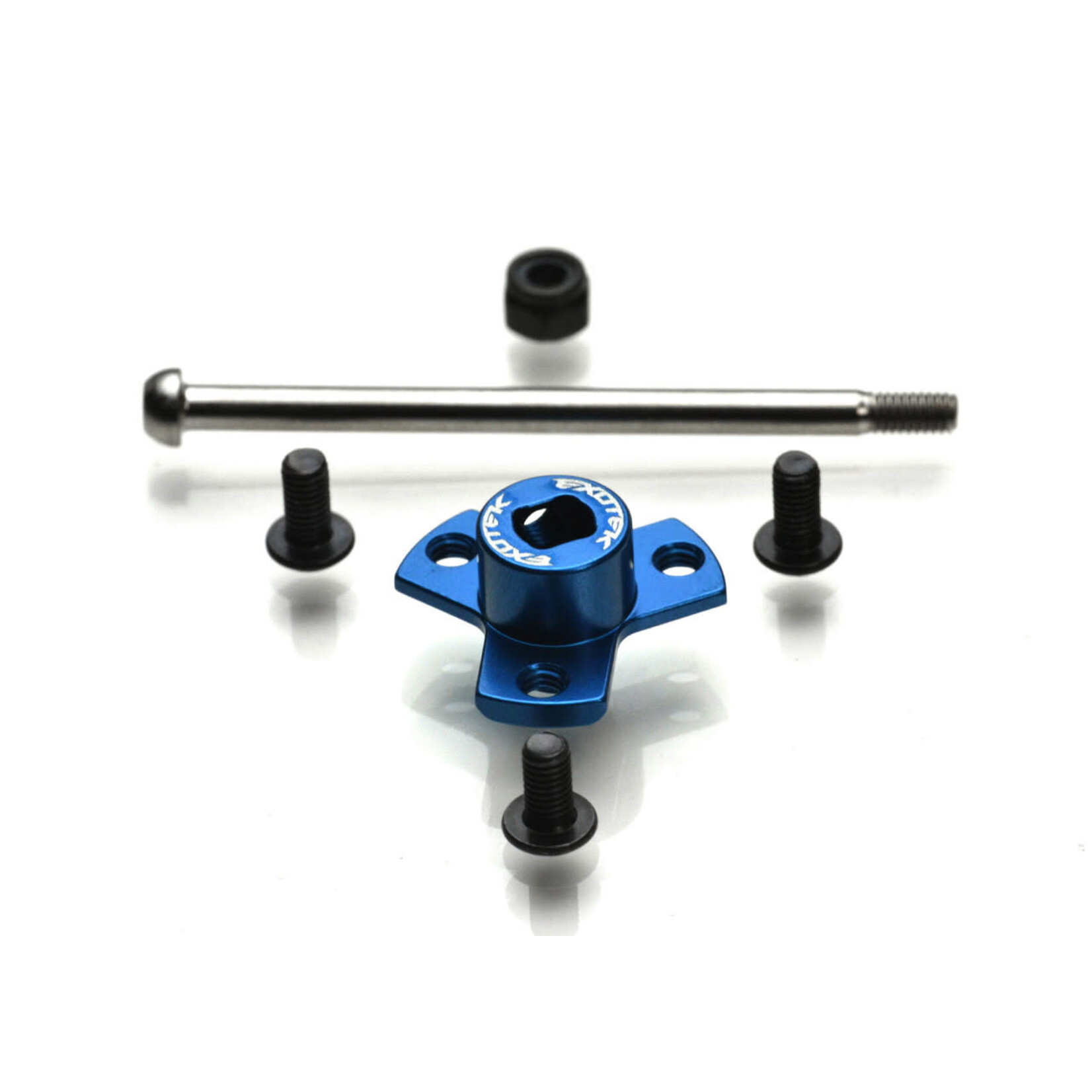 Exotek Exotek Racing B7 LOCKED SPUR MOUNT set w/ TITANIUM BOLT, for the stock B7 shaft #2227