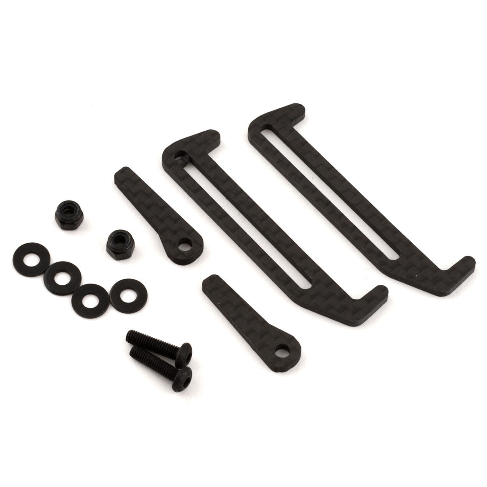 Exotek Exotek B6.4 Carbon Fiber Lipo Tabs & Cup Set  #2137