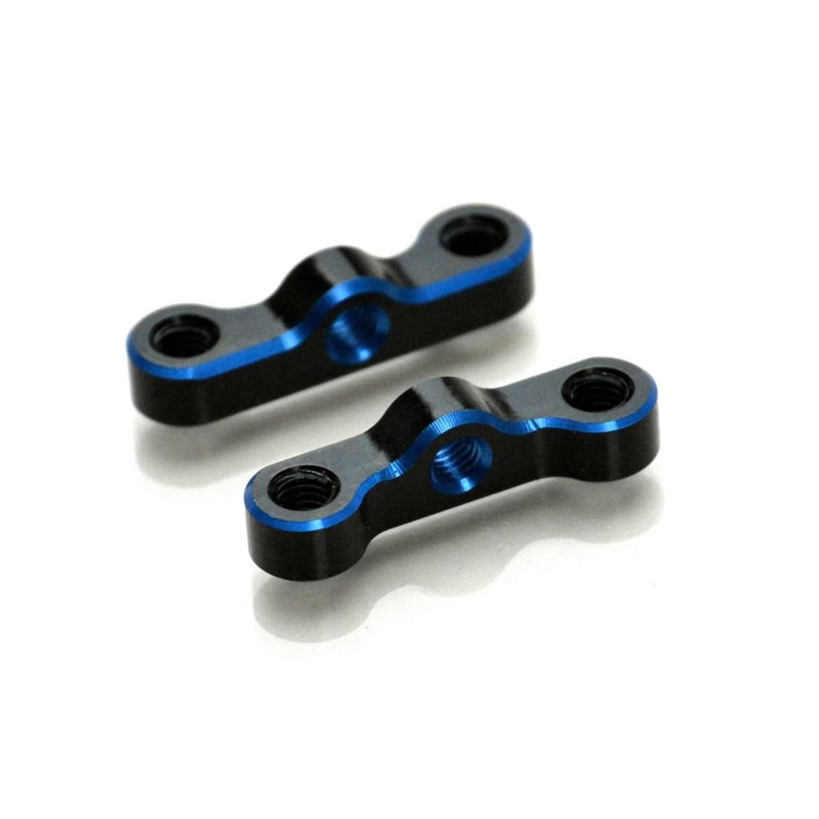 Exotek Exotek B74/B6.2 HD Aluminum Rear Hub Link Mounts (Black/Blue) (2)  #1938