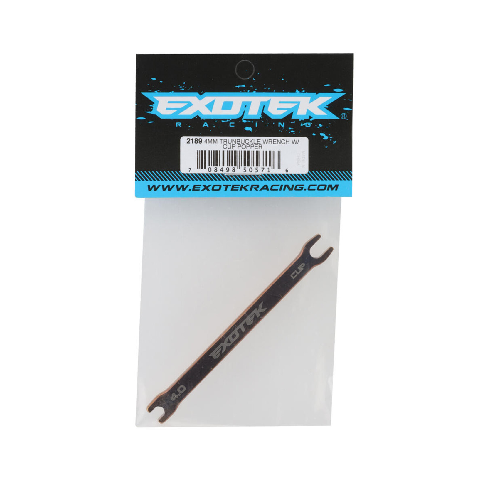 Exotek Exotek 4mm Turnbuckle Wrench w/4.75 Cup Popper  #2189
