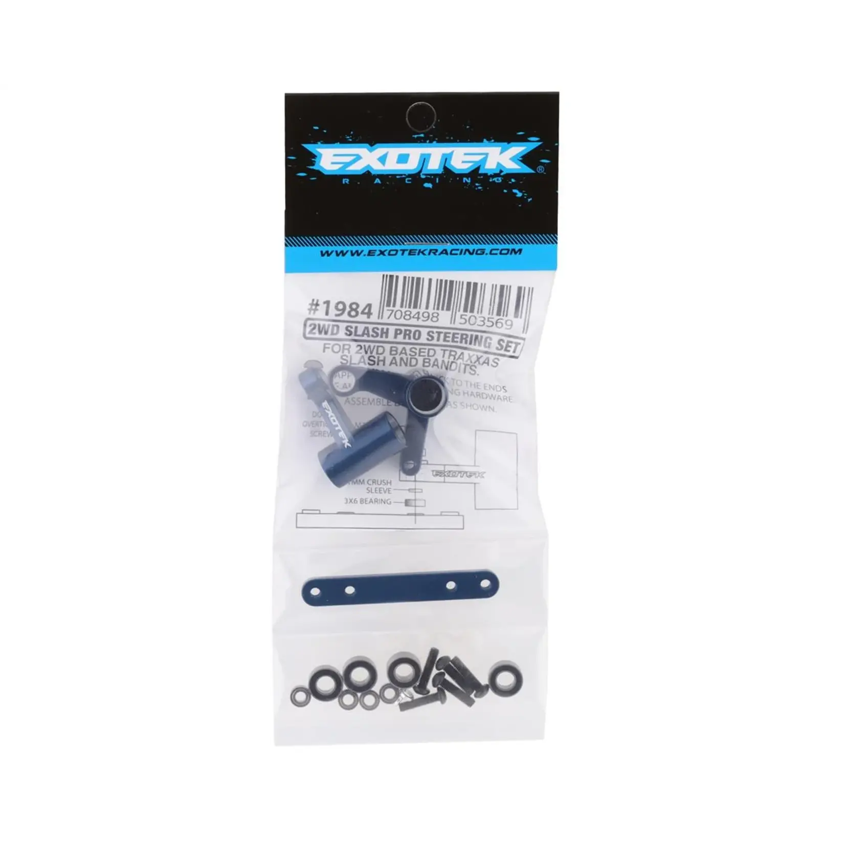 Exotek #1984 Exotek Traxxas Slash Aluminum Pro Steering Set